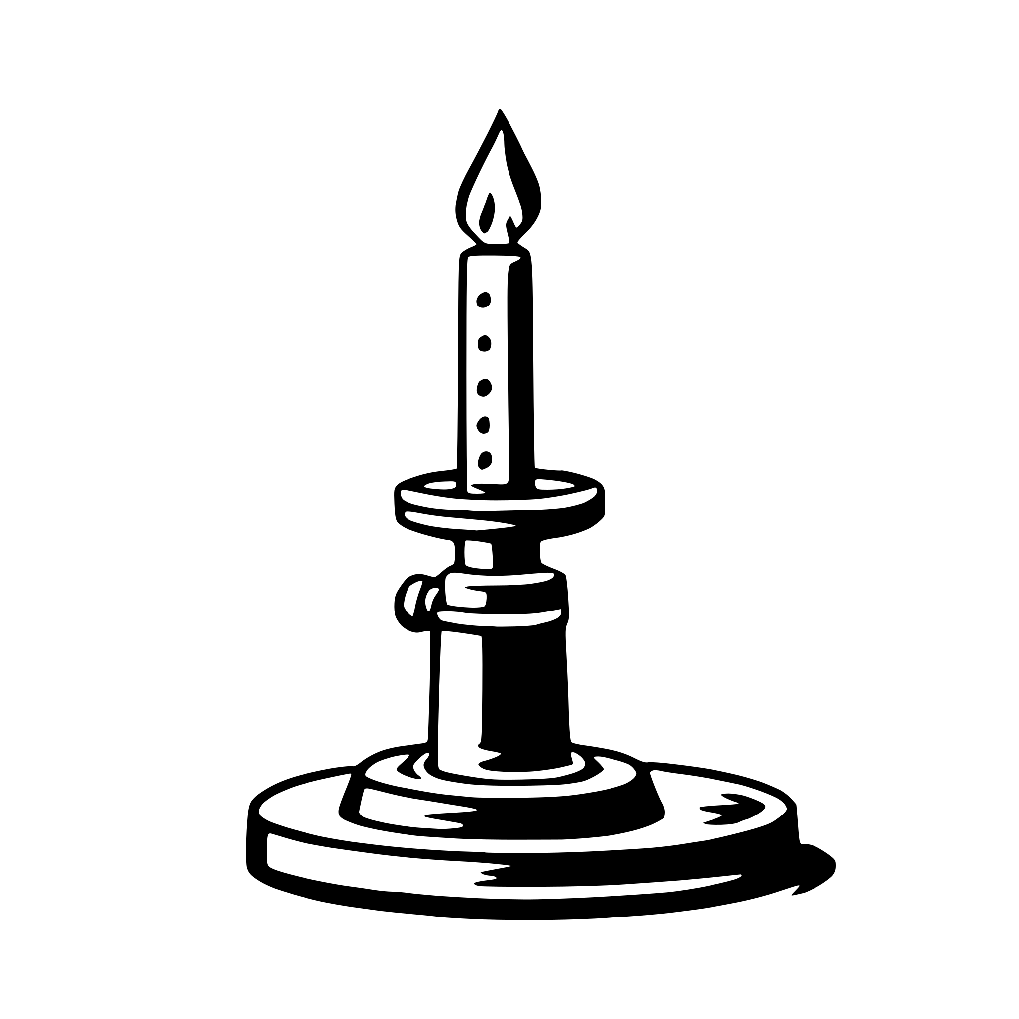AI-generated SVG of 'bunsen burner'