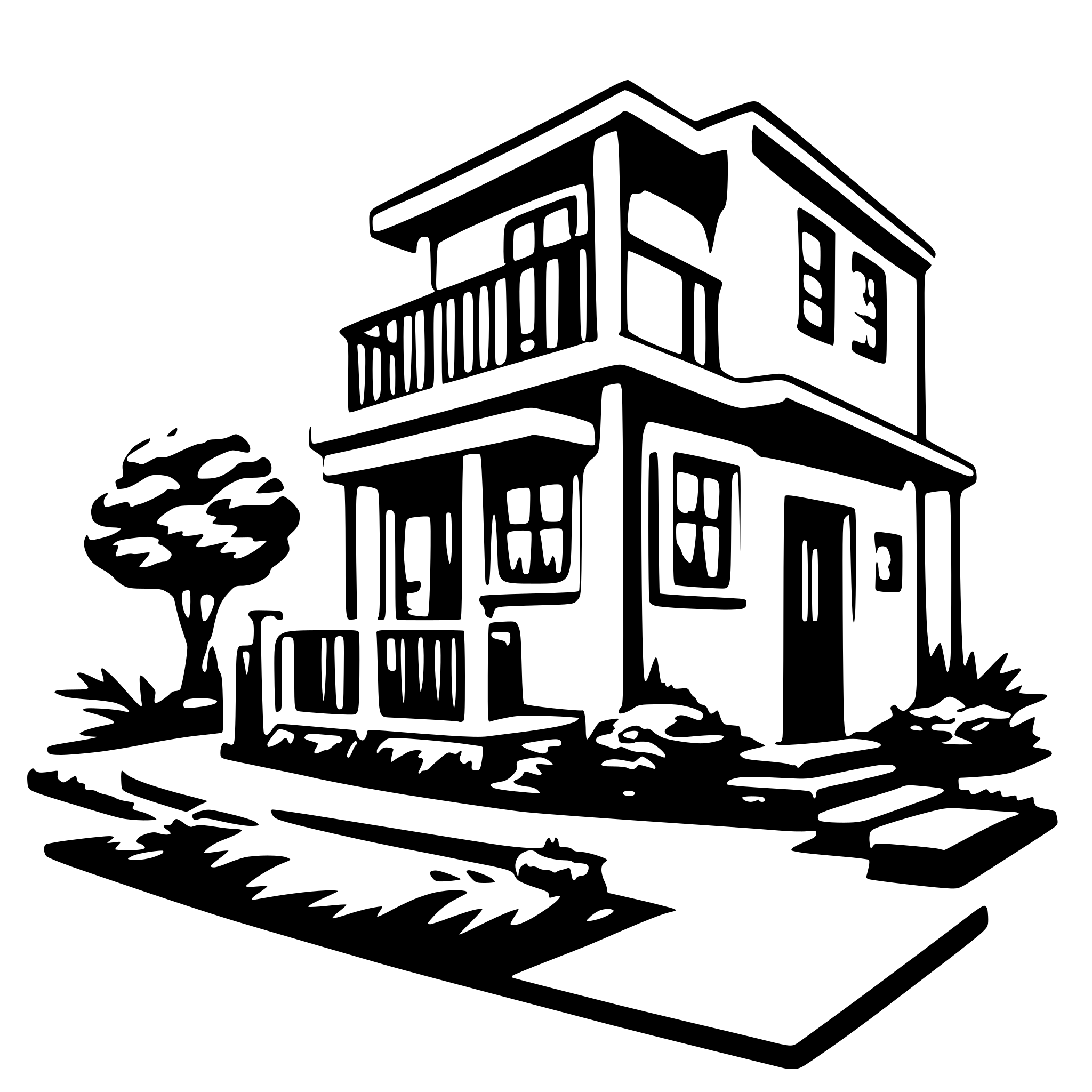 AI-generated SVG of a Venda de casas e apartamentos