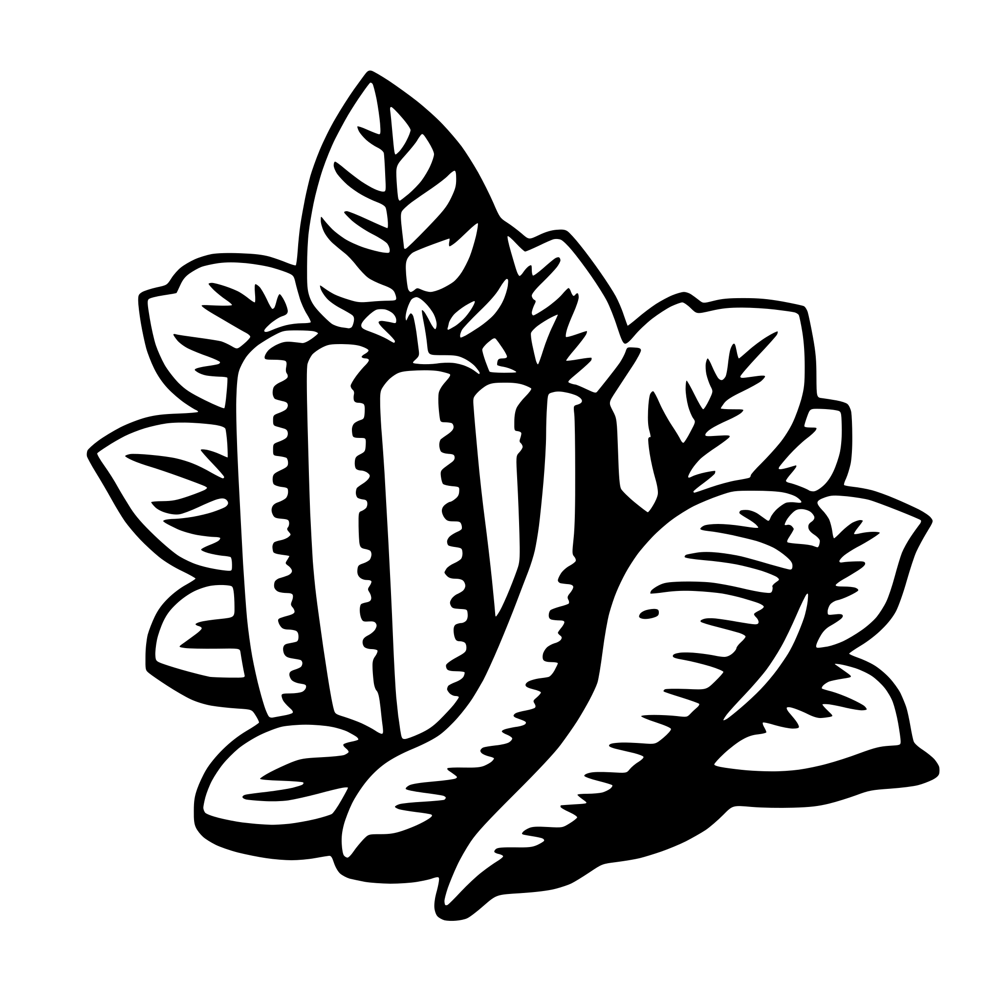 AI-generated SVG of a green vegetables