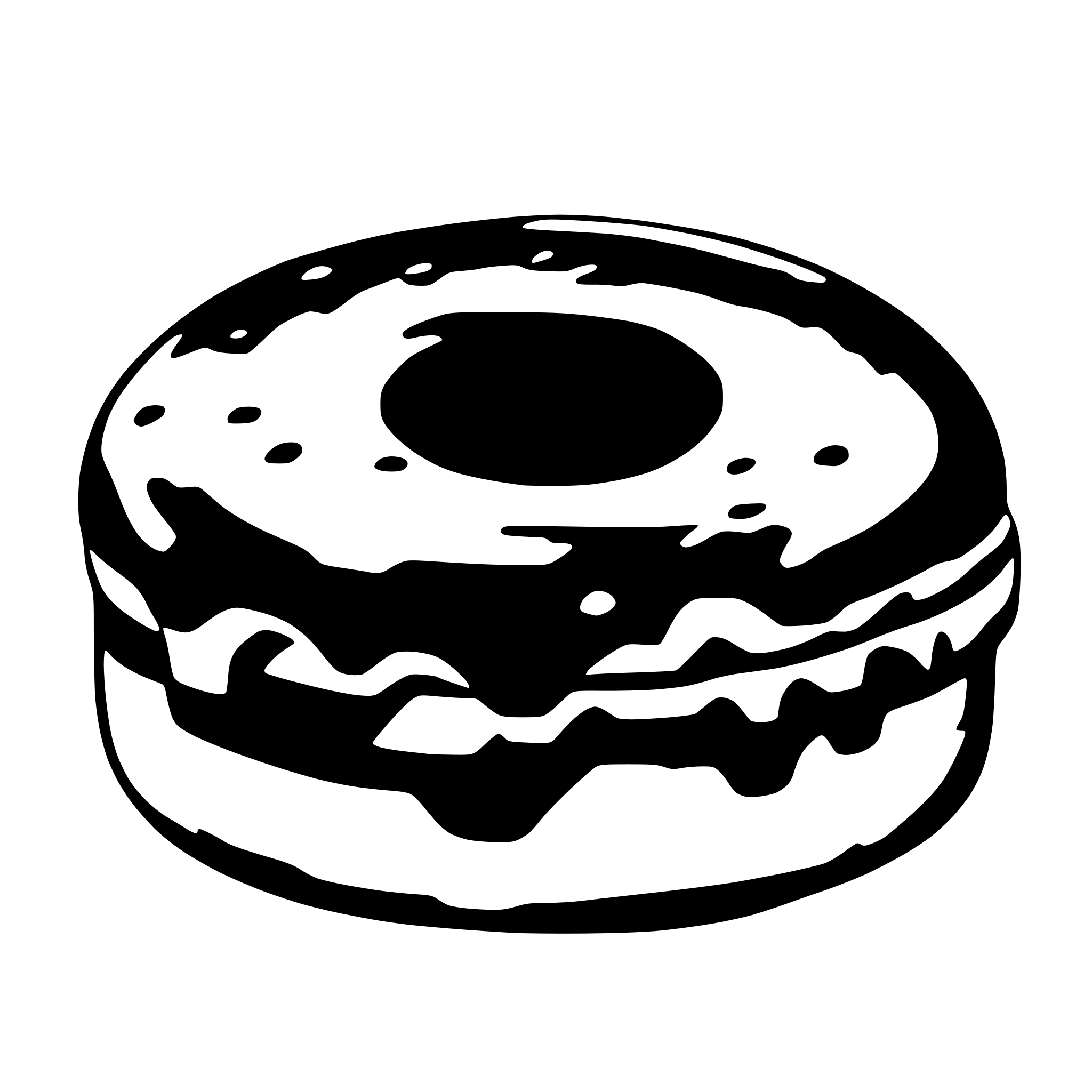 AI-generated SVG of a donut