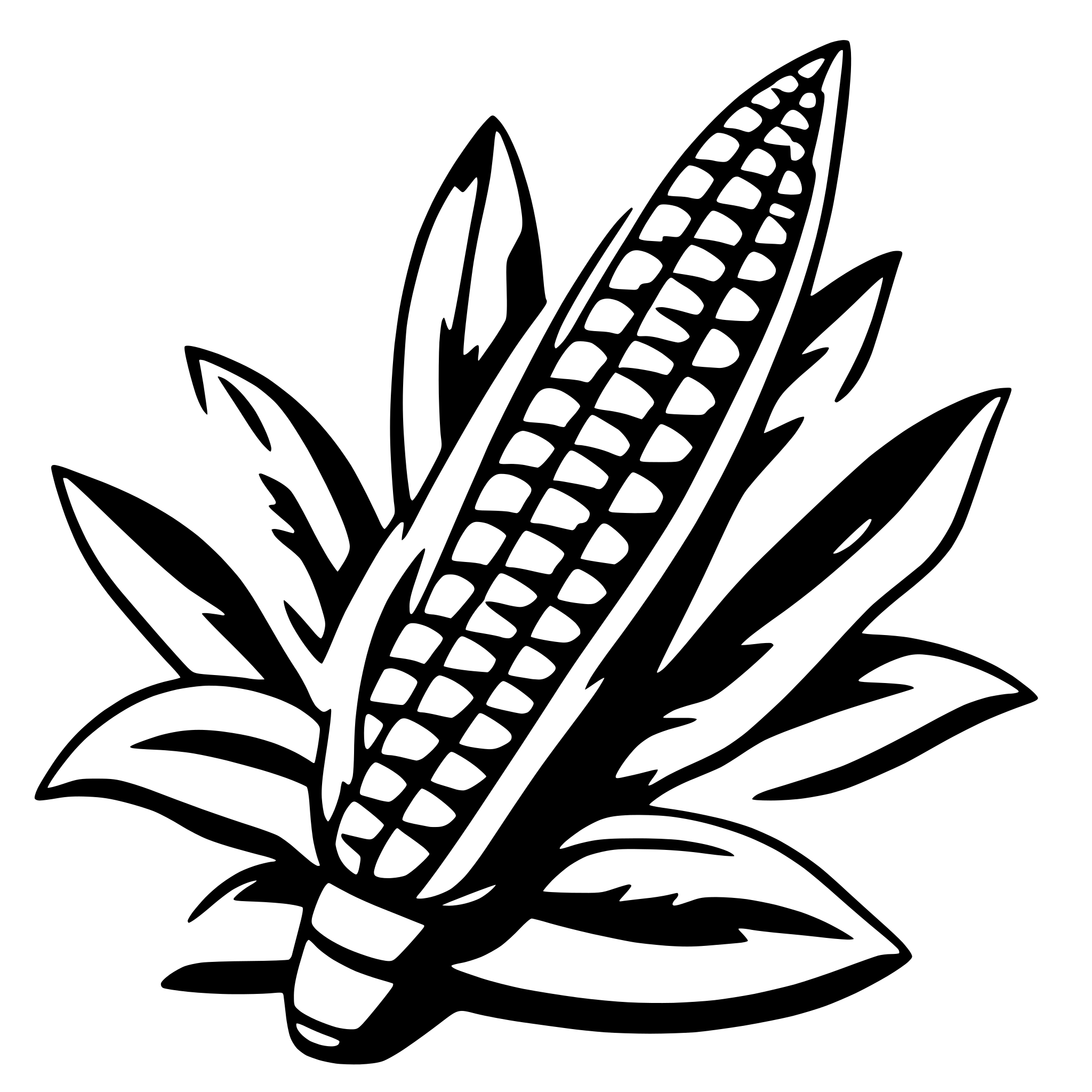 AI-generated SVG of a corn