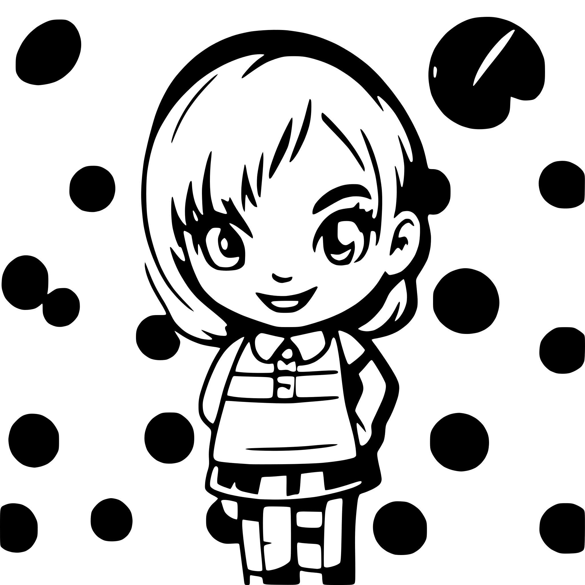 AI-generated SVG of 'A'