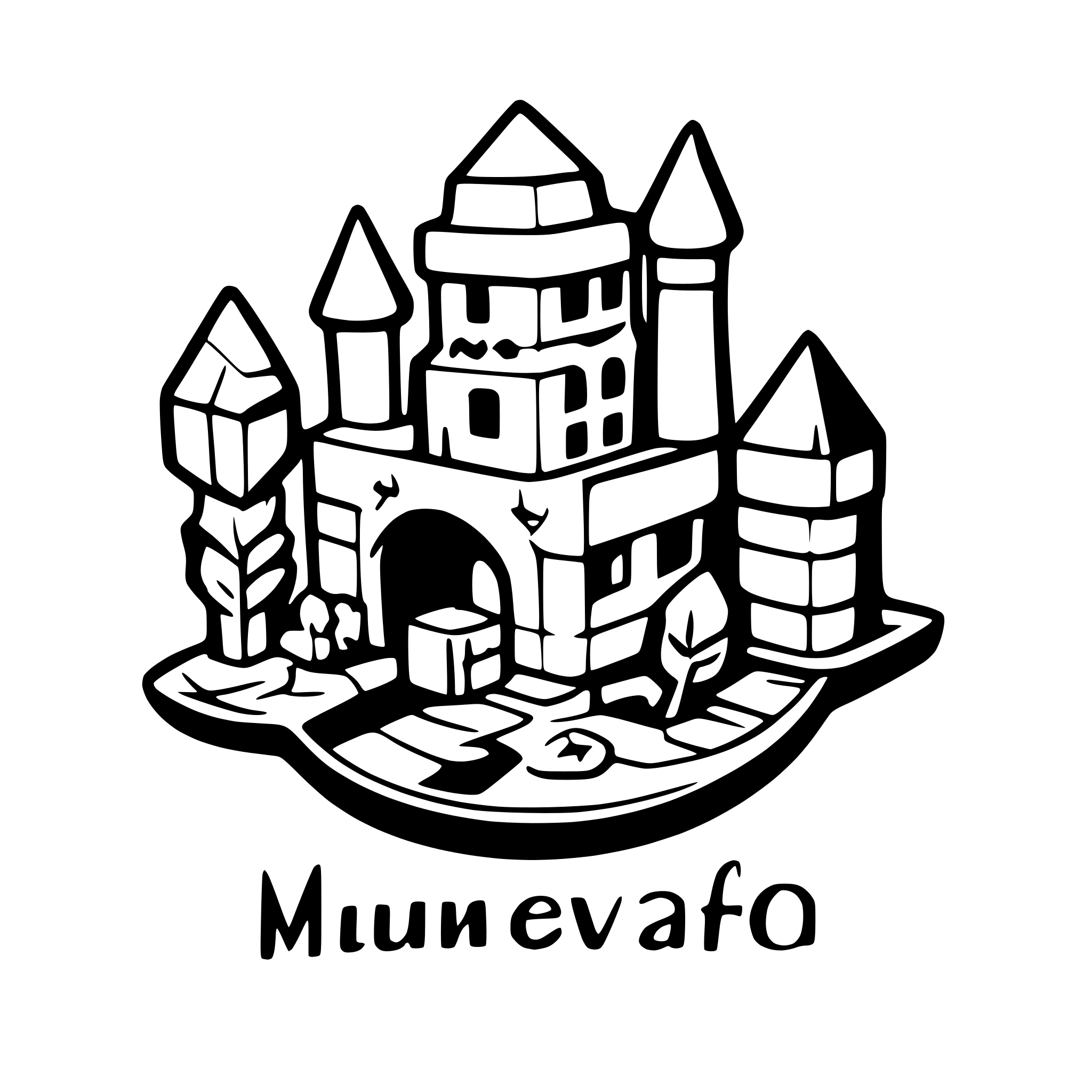 AI-generated SVG of a Create logo for Nuneaton Model and Games Club, club is a war gaming and tabletop game club so add elements to the logo