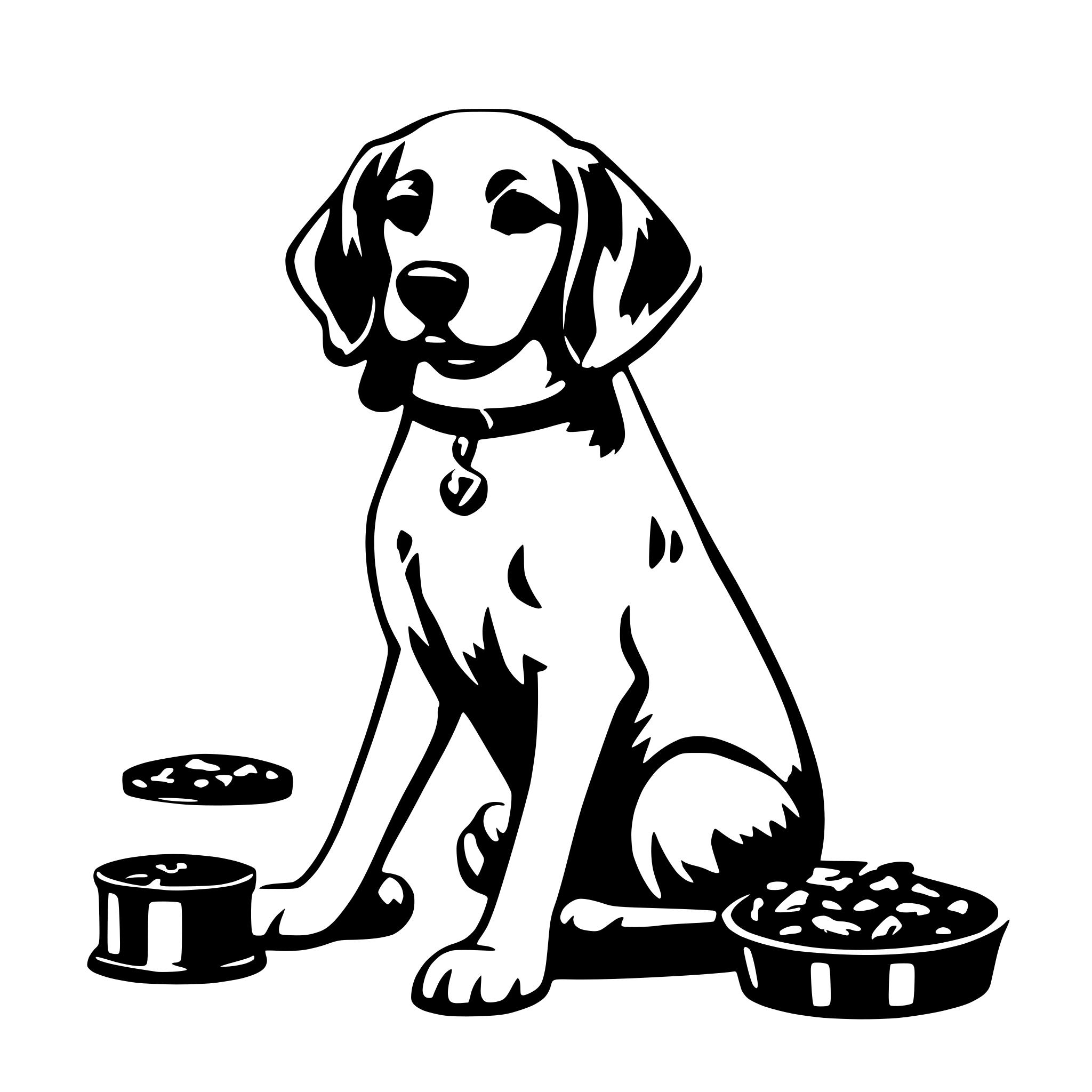 AI-generated SVG of 'Dog Food'