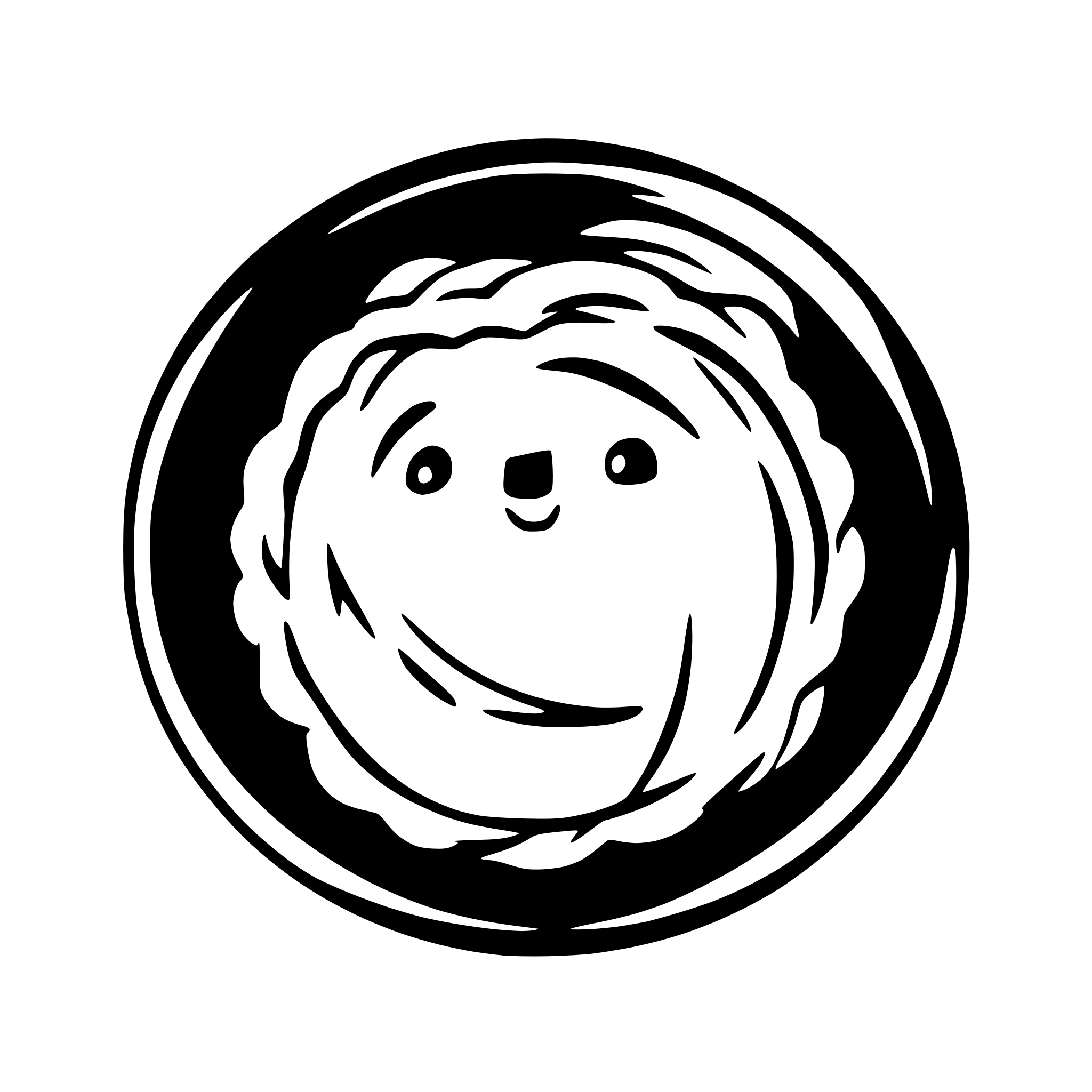 AI-generated SVG of a cute simple knitting logo with a ball of wool