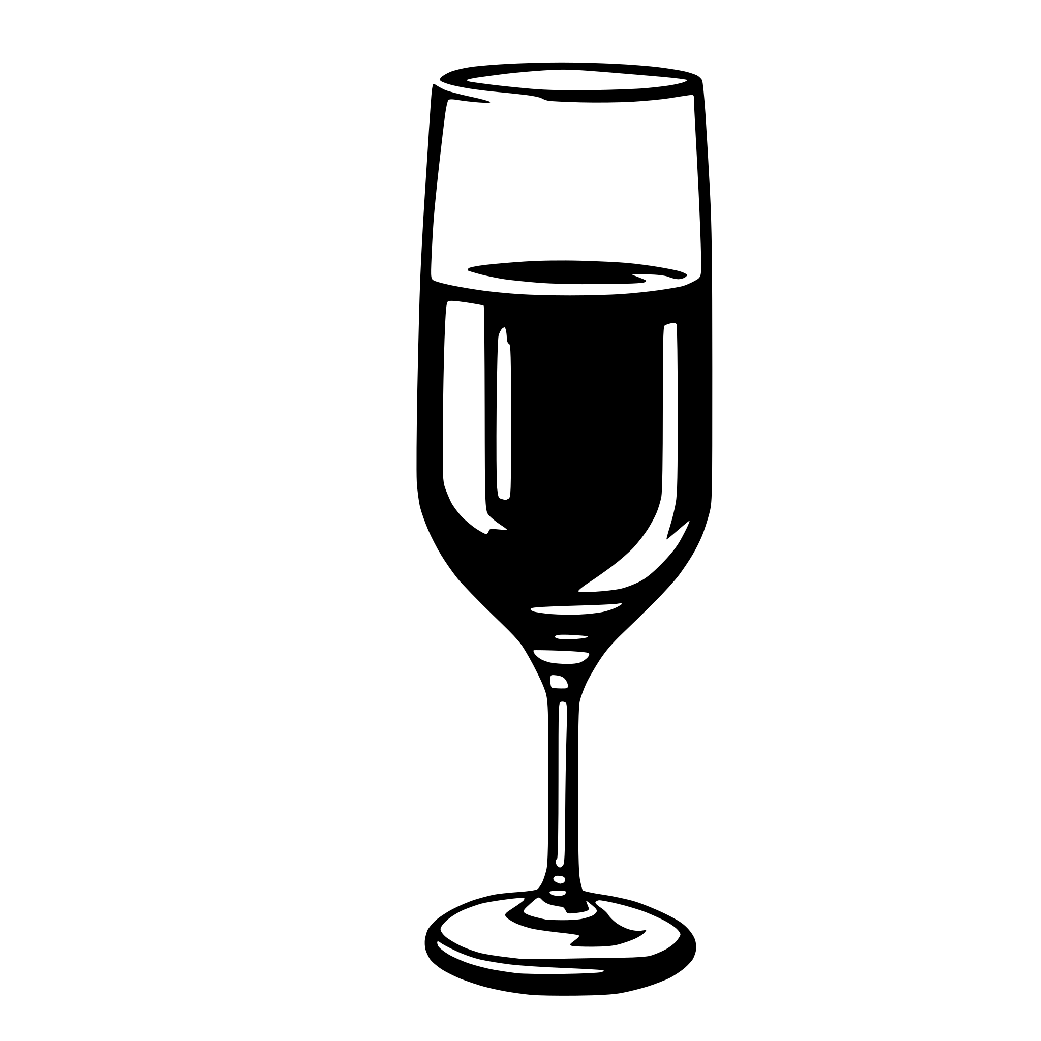 AI-generated SVG of 'glass'