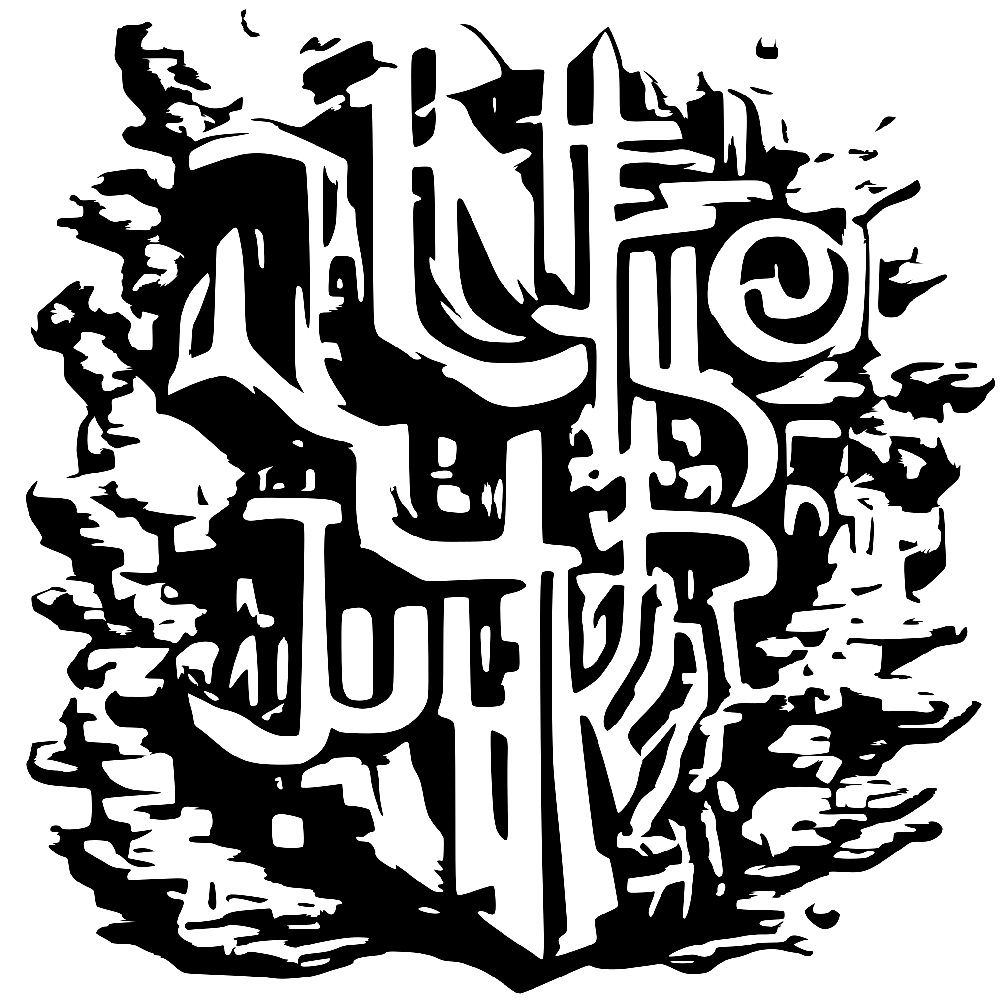 AI-generated SVG of a text SINKA