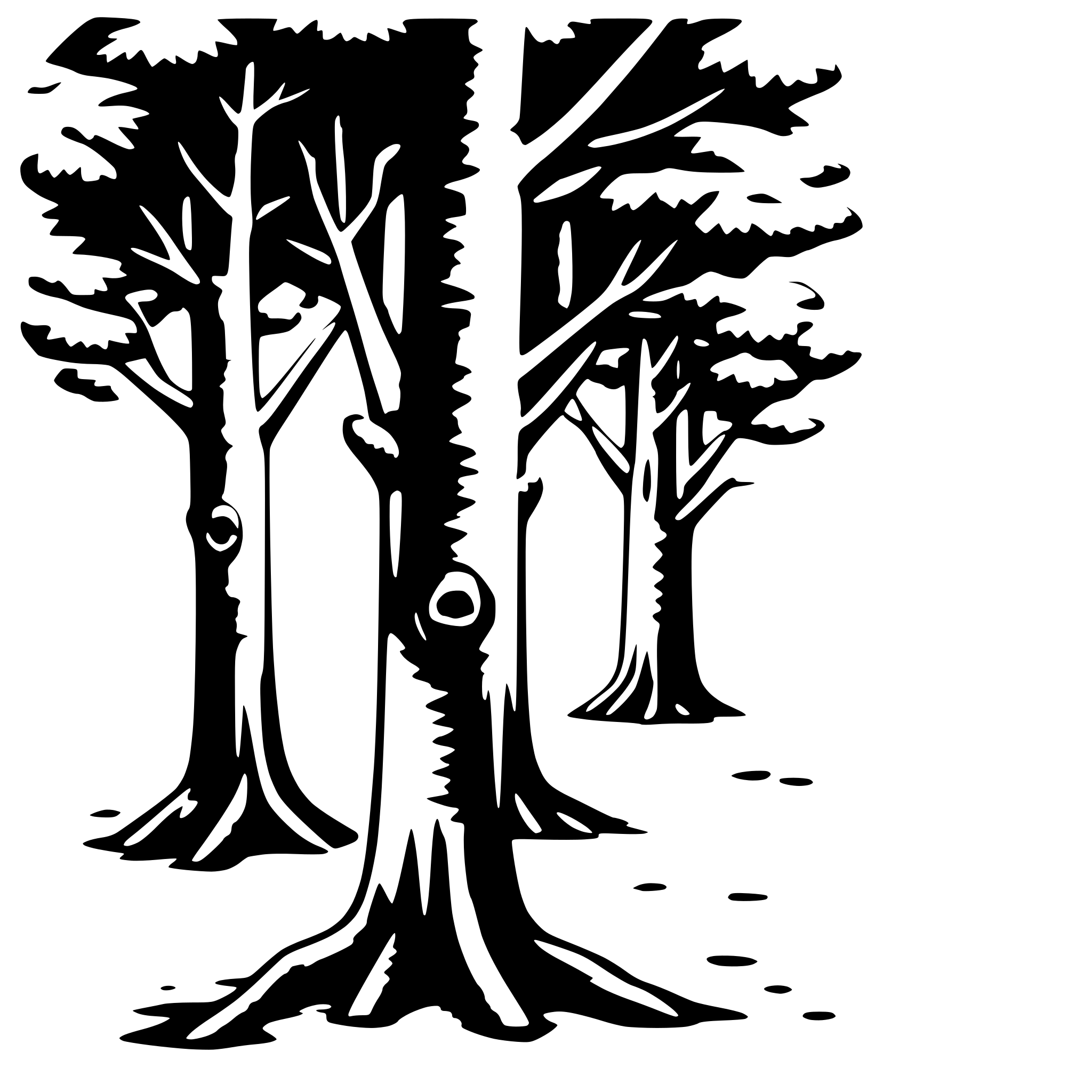 AI-generated SVG of 'treeroots hanging down'