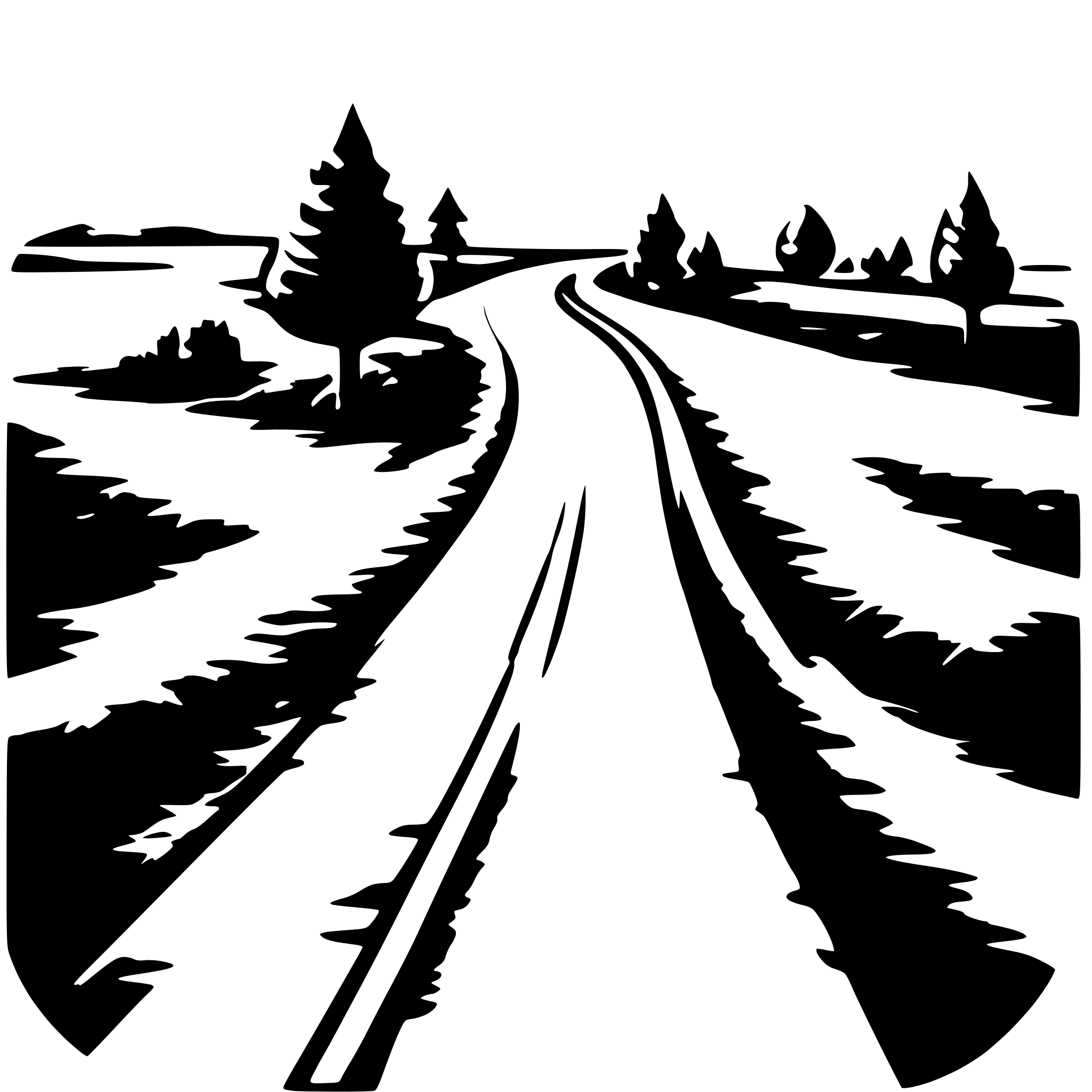 AI-generated SVG of a Two Roads