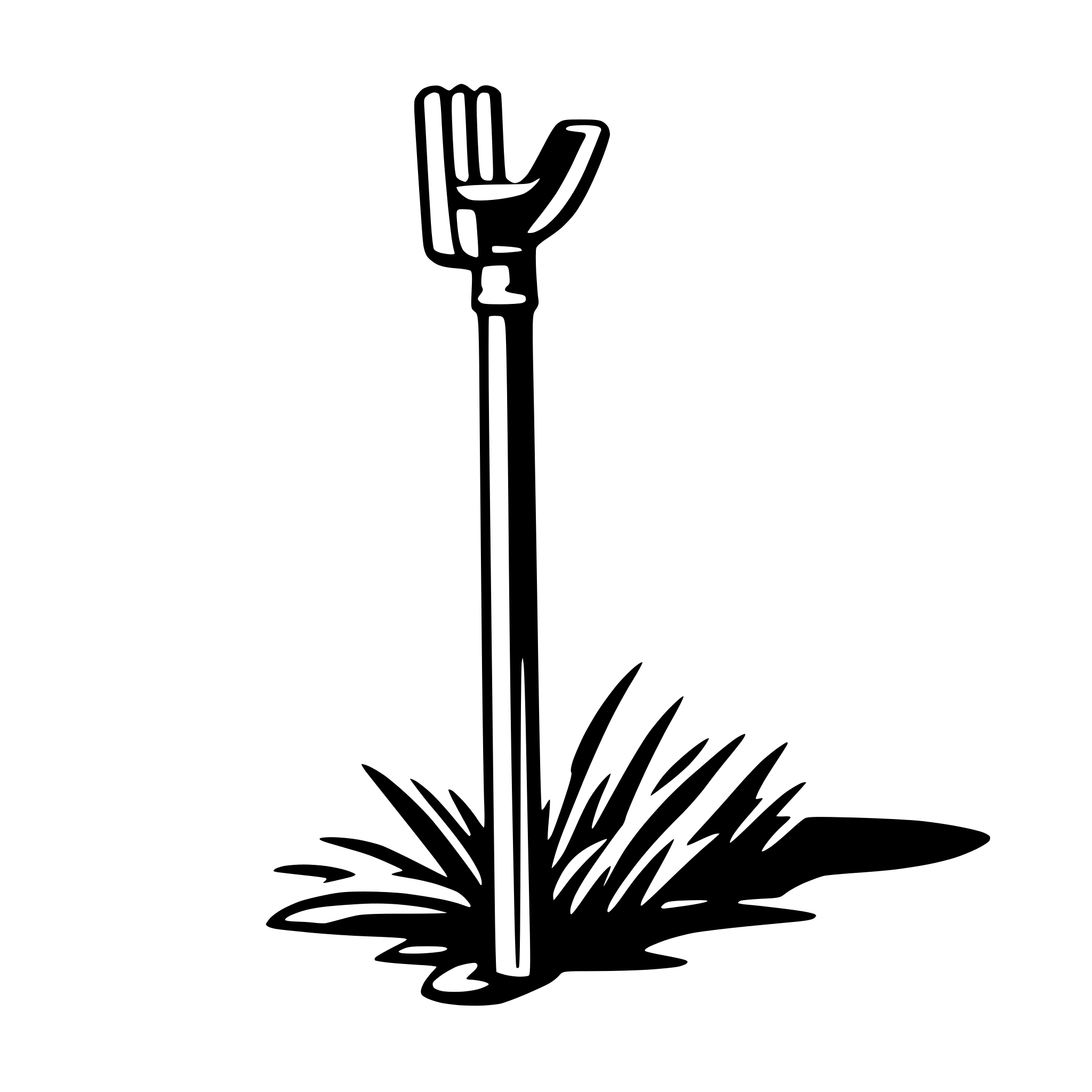 AI-generated SVG of a crutch
