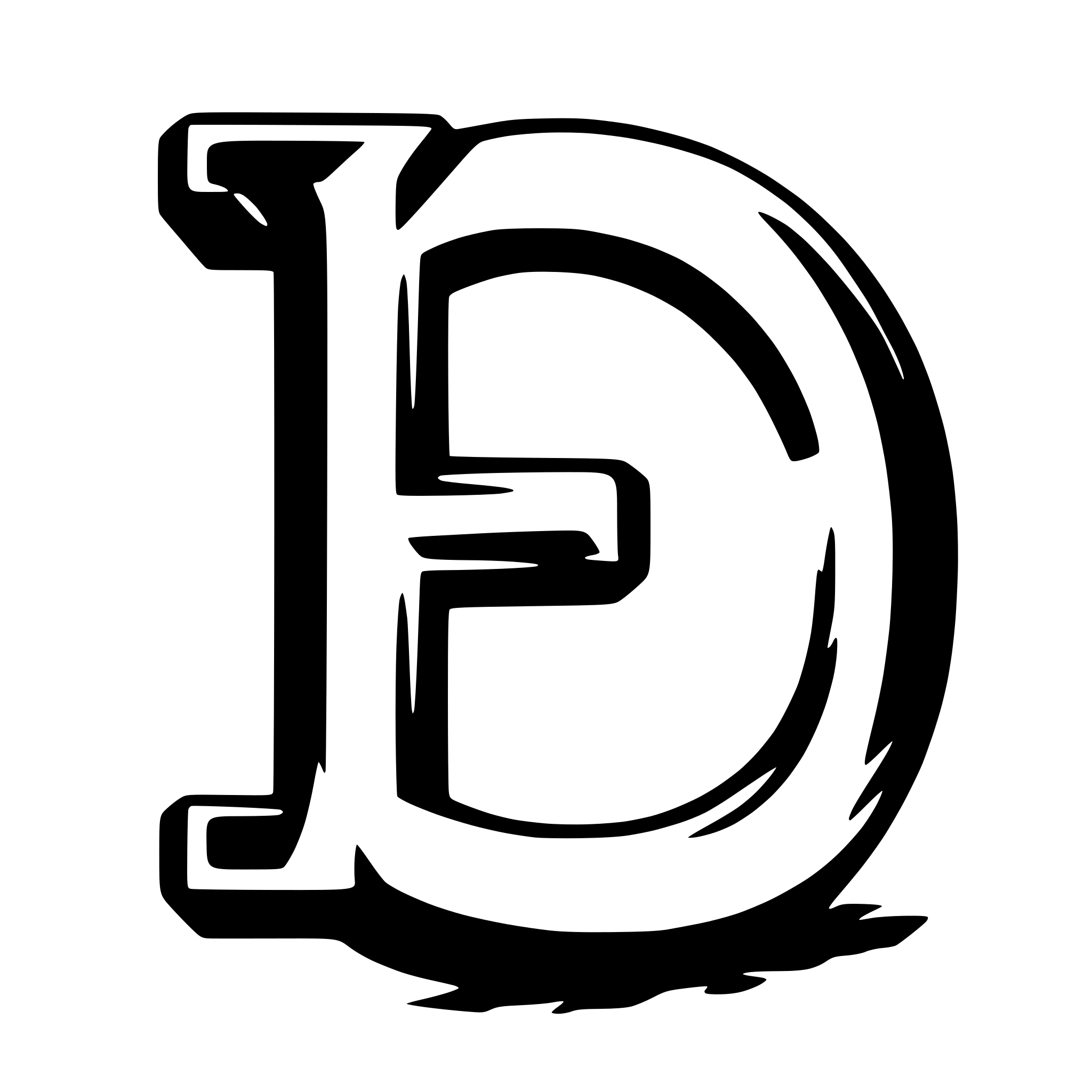 AI-generated SVG of a letter R with @