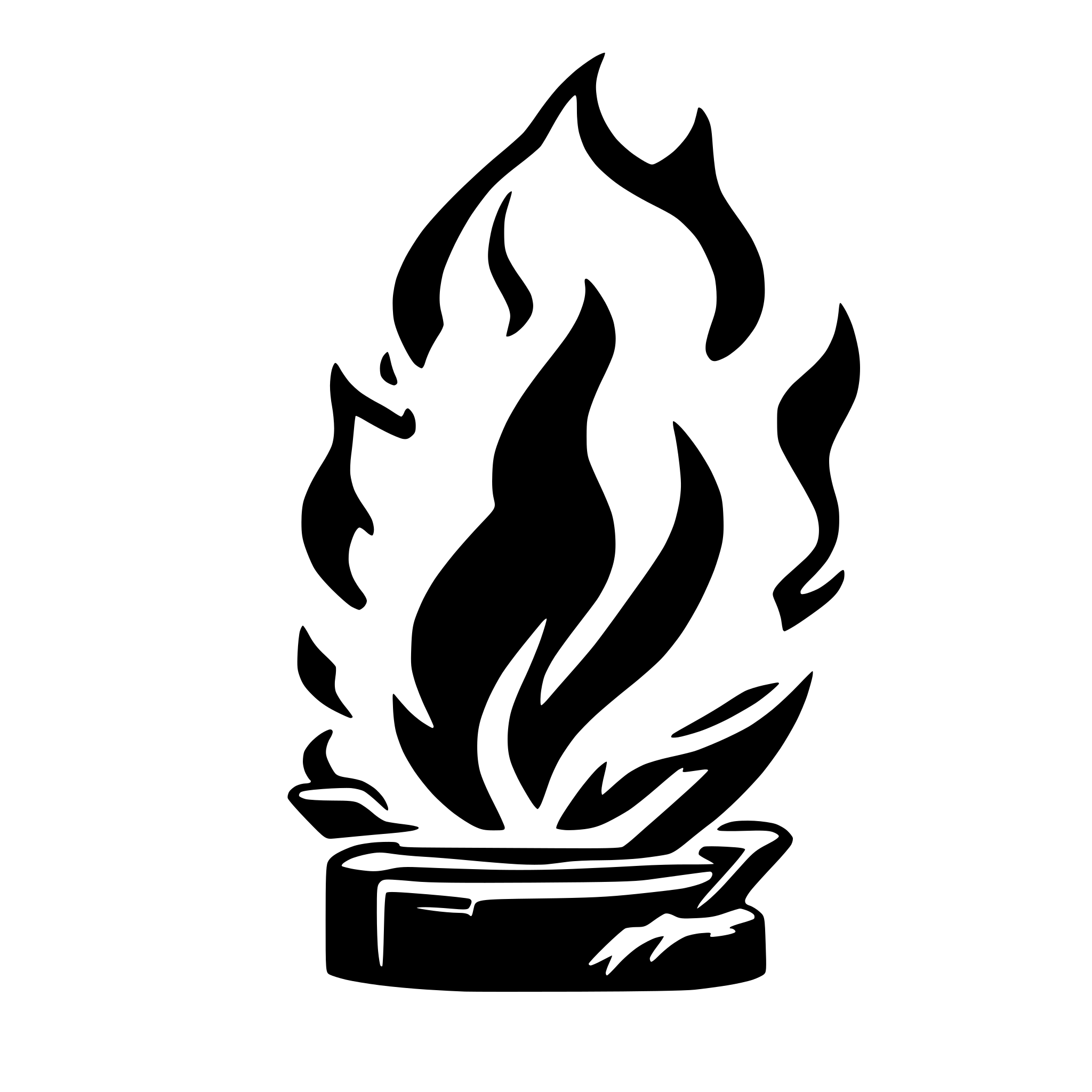 AI-generated SVG of 'big purple checkmark on fire'
