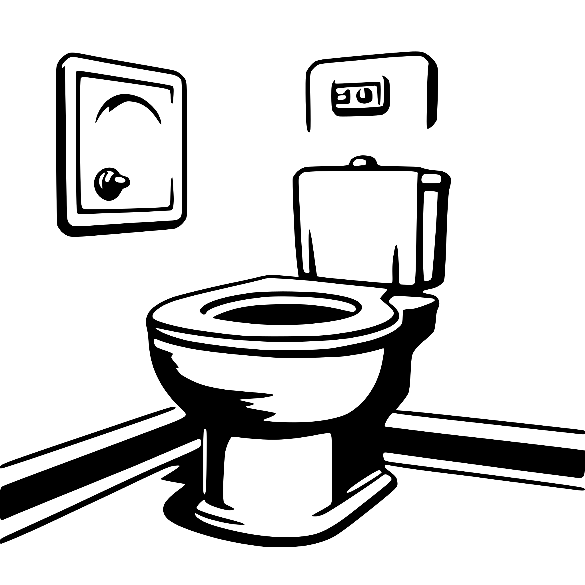 AI-generated SVG of a toilet