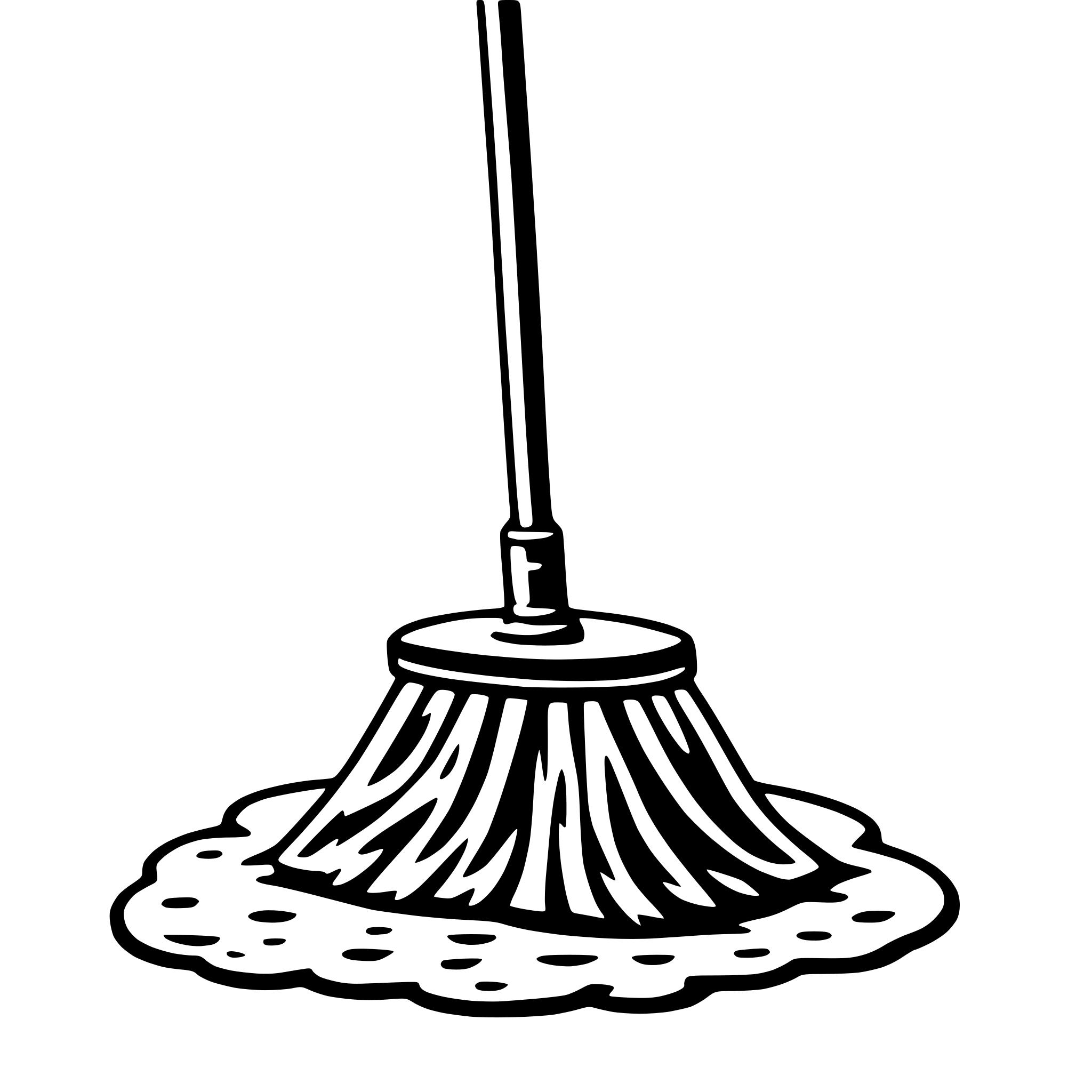 AI-generated SVG of a mop