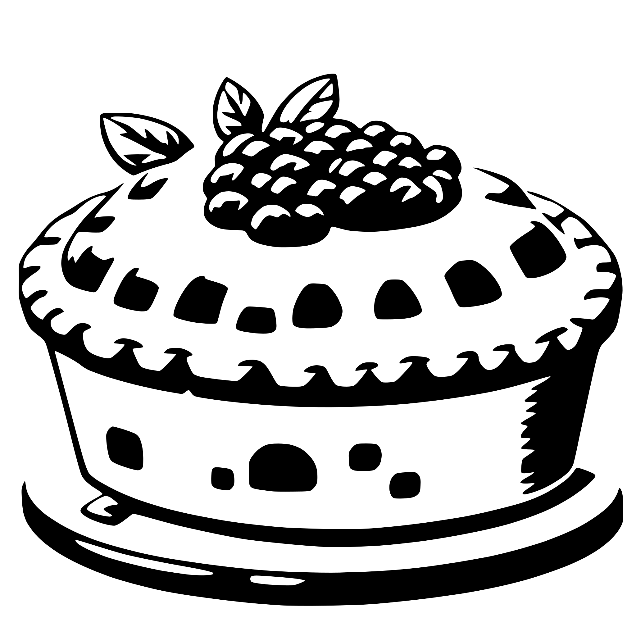 AI-generated SVG of 'pie'