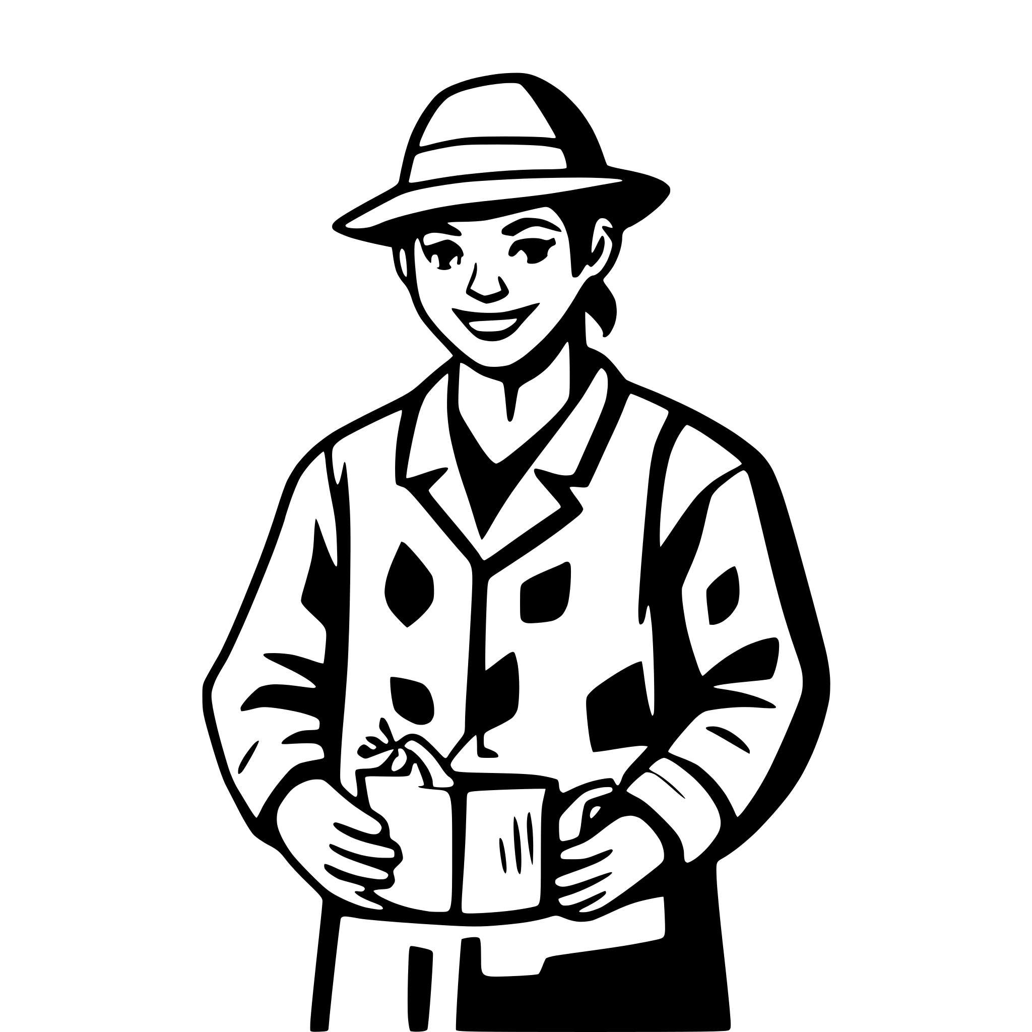 AI-generated SVG of a a drawing of a dairy farmer, pictogram style AI-generated SVG of a a drawing of a dairy farmer, pictogram style
