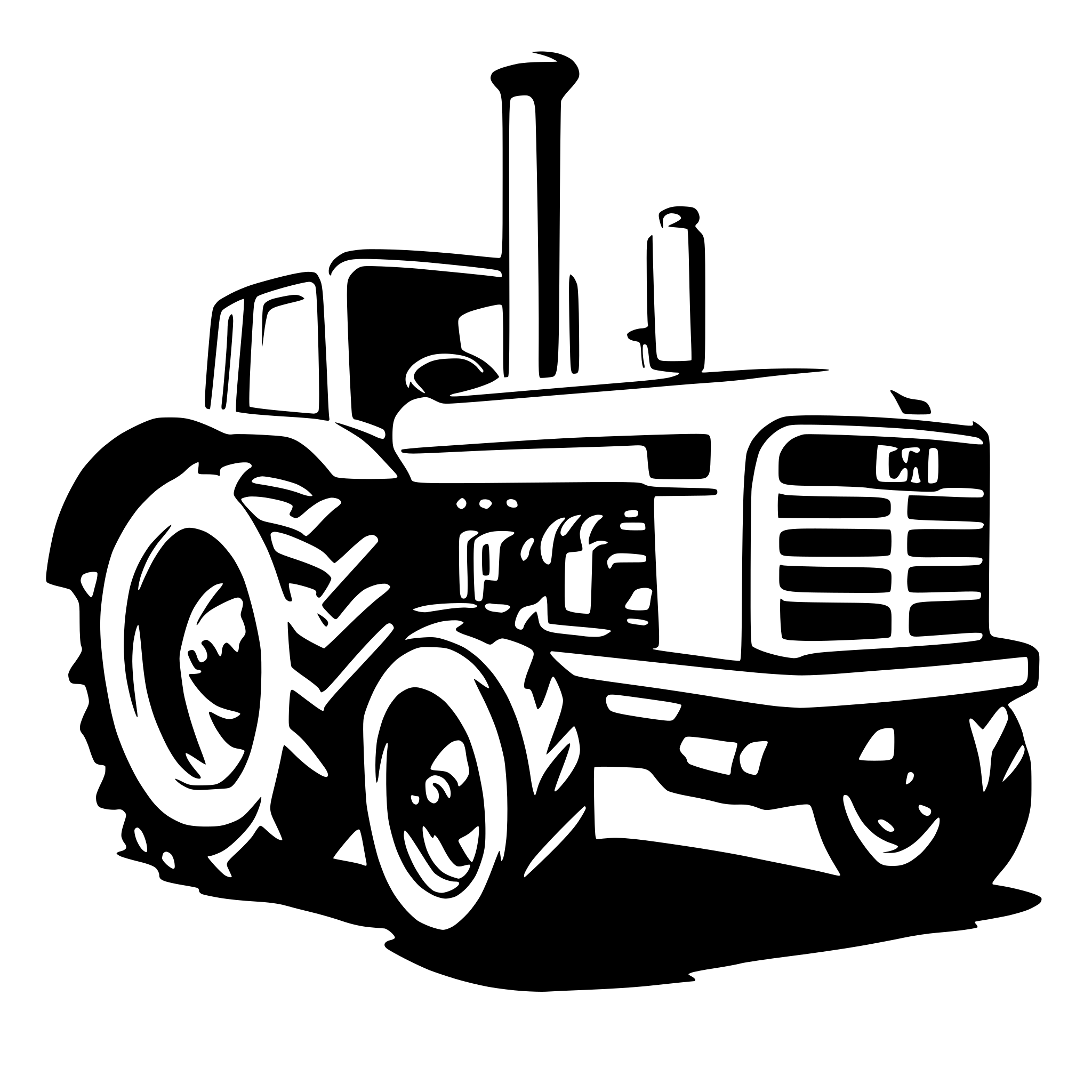 AI-generated SVG of 'basic tractor'