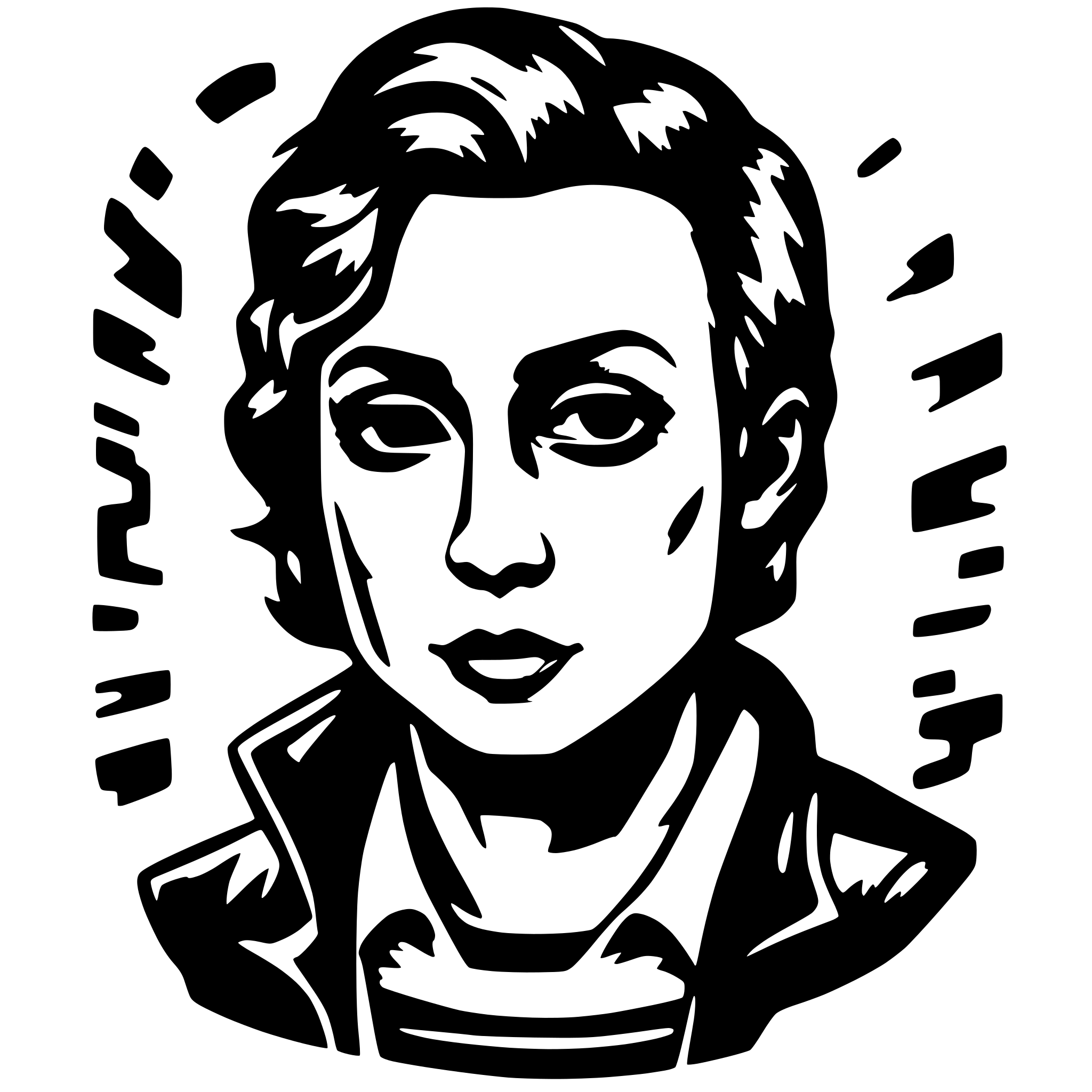 AI-generated SVG of 'psycodalic'