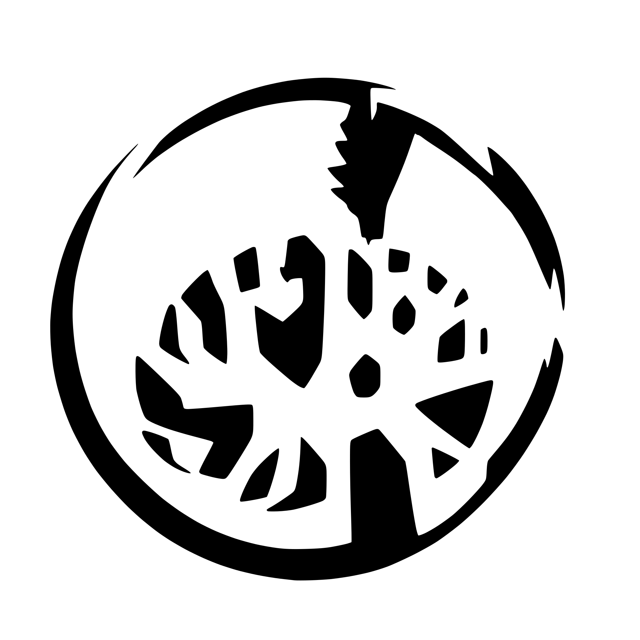 AI-generated SVG of a a cycle silhouette vector with a white background
