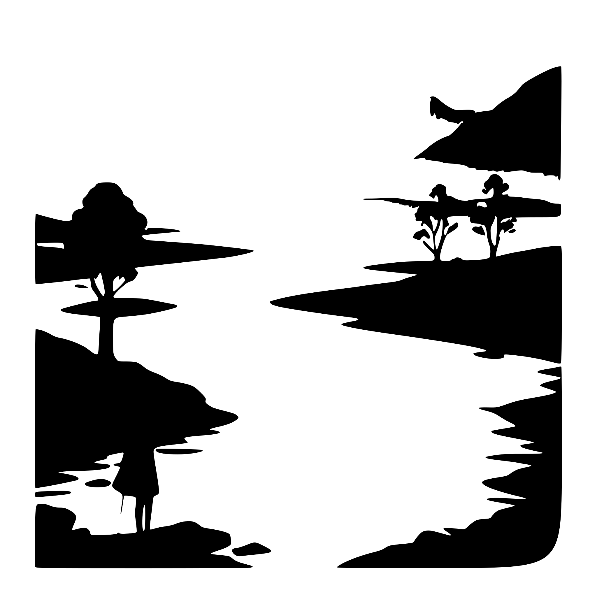 AI-generated SVG of a river and mountains