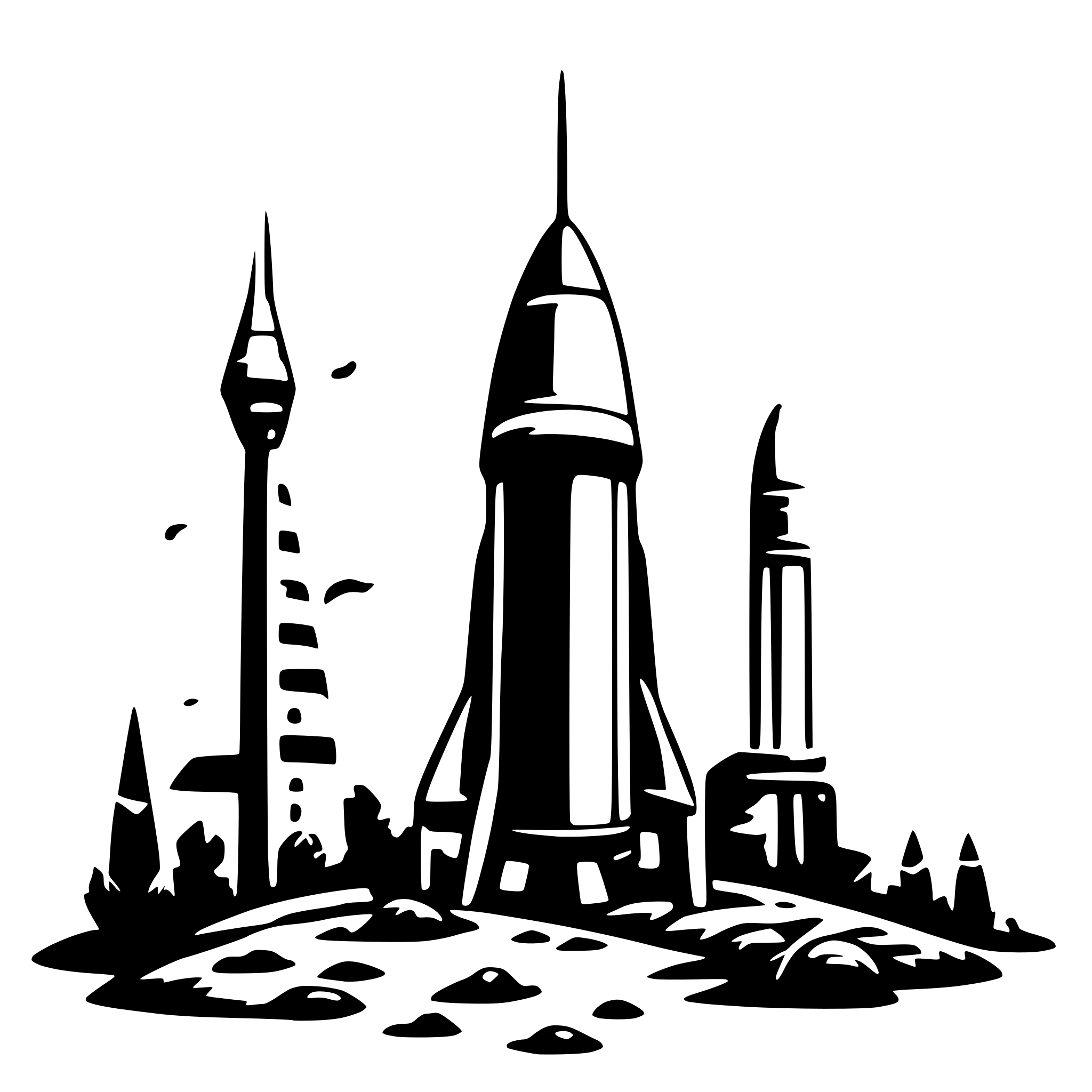 AI-generated SVG of 'mars with a rocket'