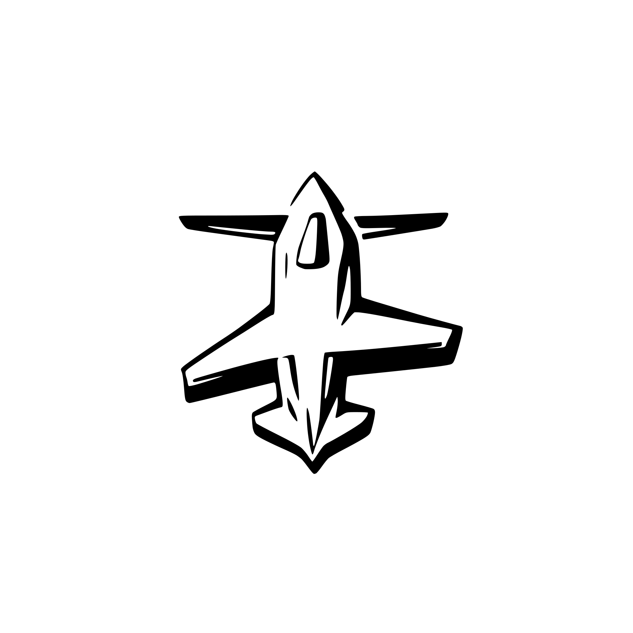AI-generated SVG of 'jet flying'
