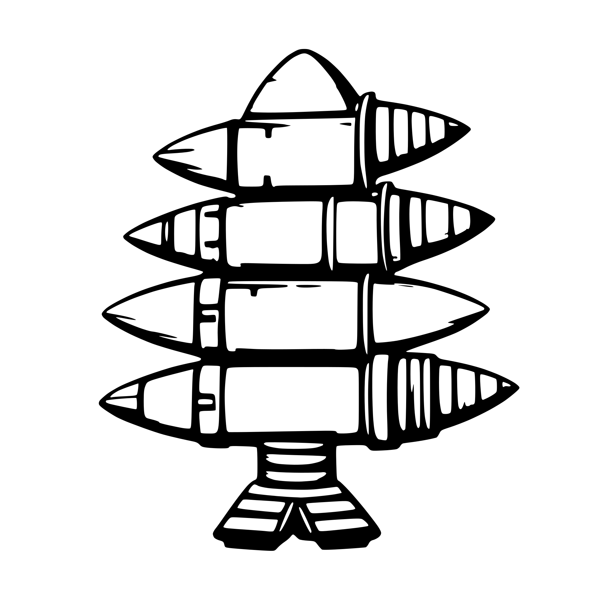 AI-generated SVG of a a child-like drawing of a wood toy rocket, made of several compartments stacked on top of each other AI-generated SVG of a a child-like drawing of a wood toy rocket, made of several compartments stacked on top of each other