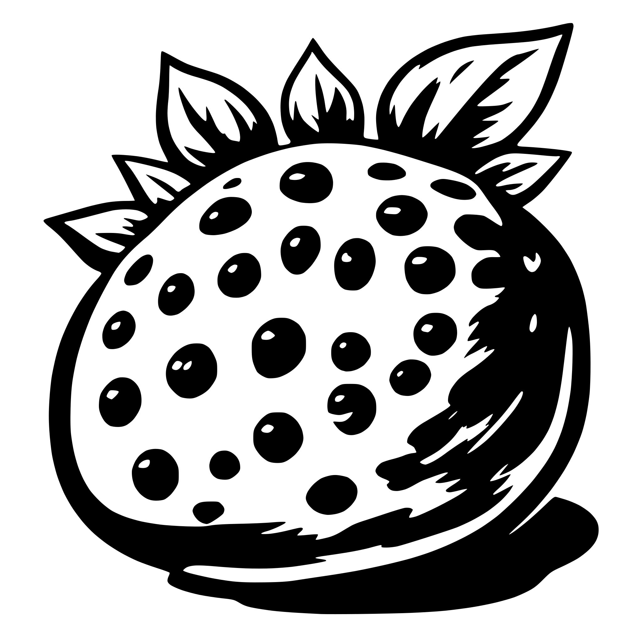 AI-generated SVG of 'strawwberry'