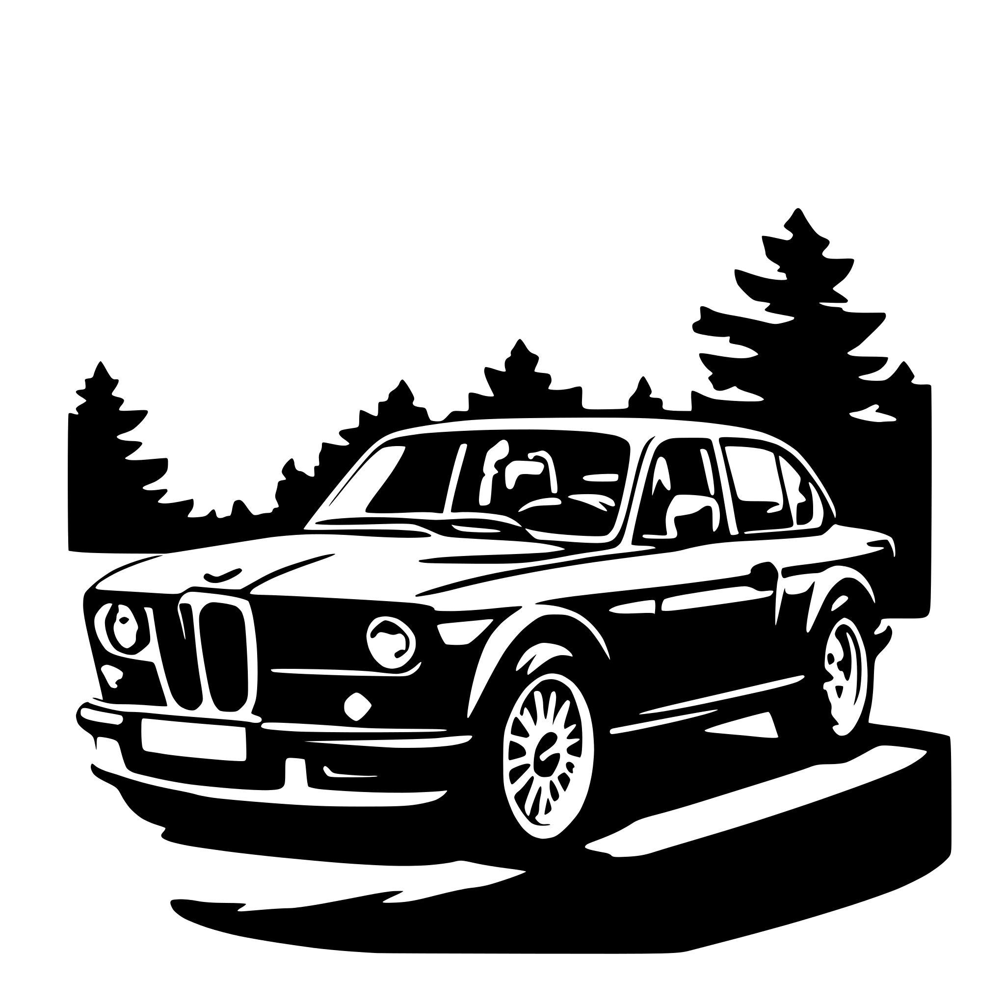 AI-generated SVG of 'BMW'