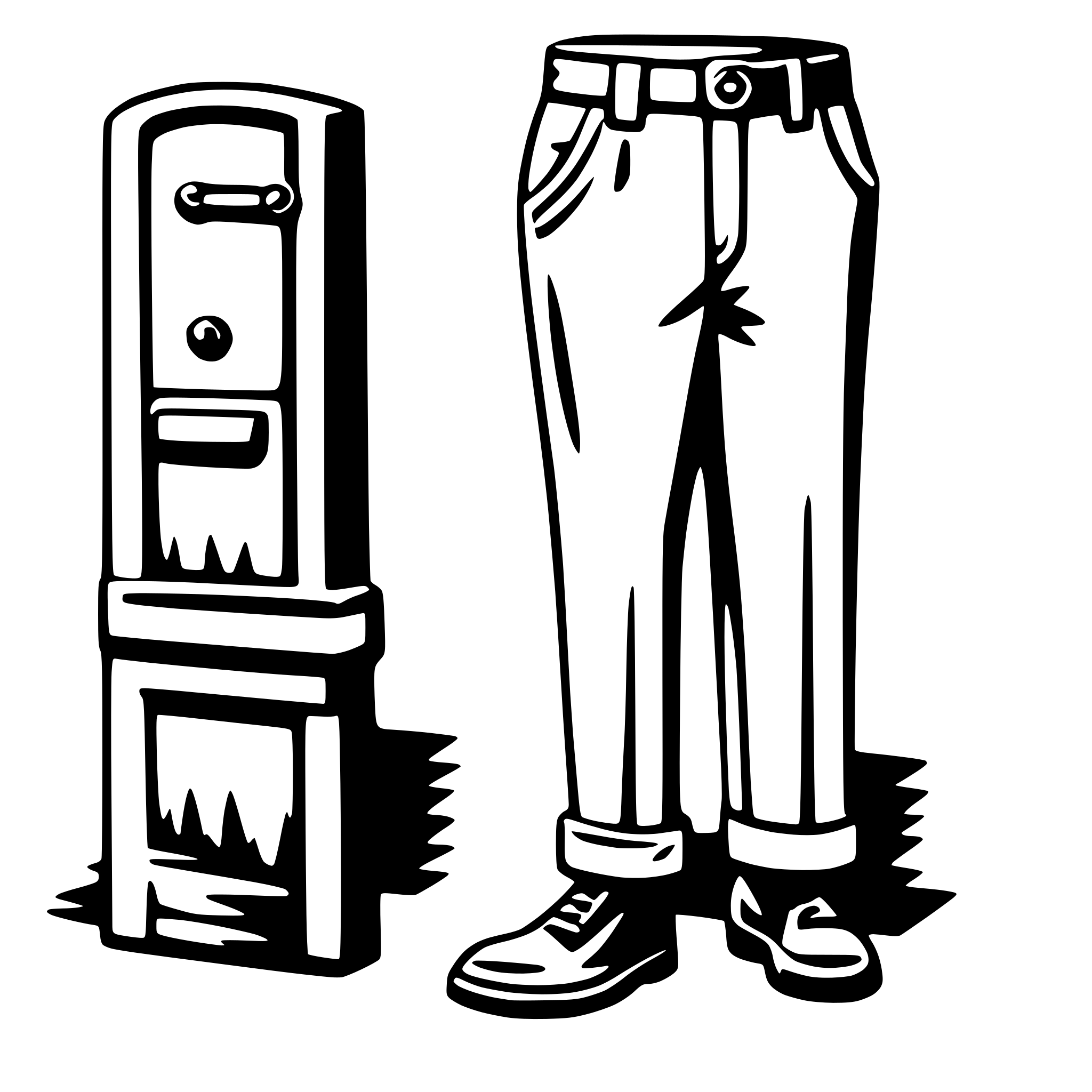 AI-generated SVG of a trousers