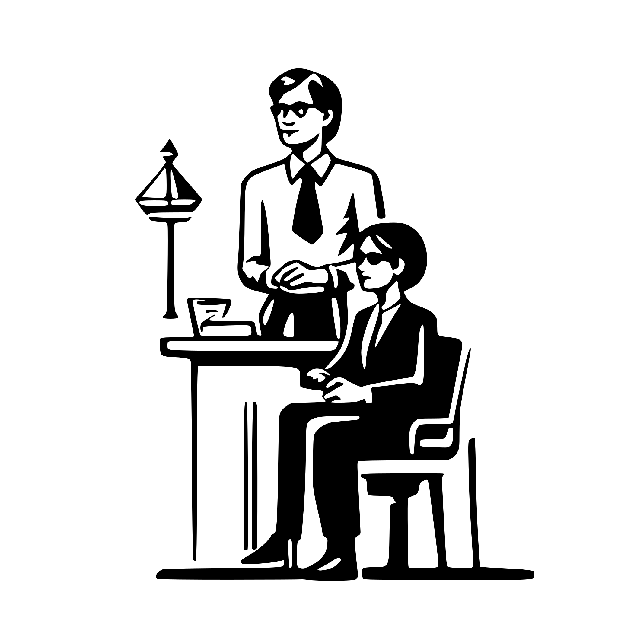 AI-generated SVG of a leadership consulting