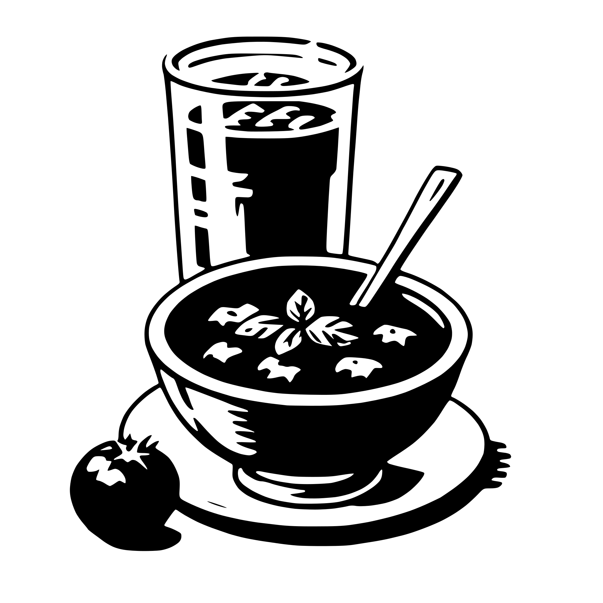 AI-generated SVG of 'gazpacho'