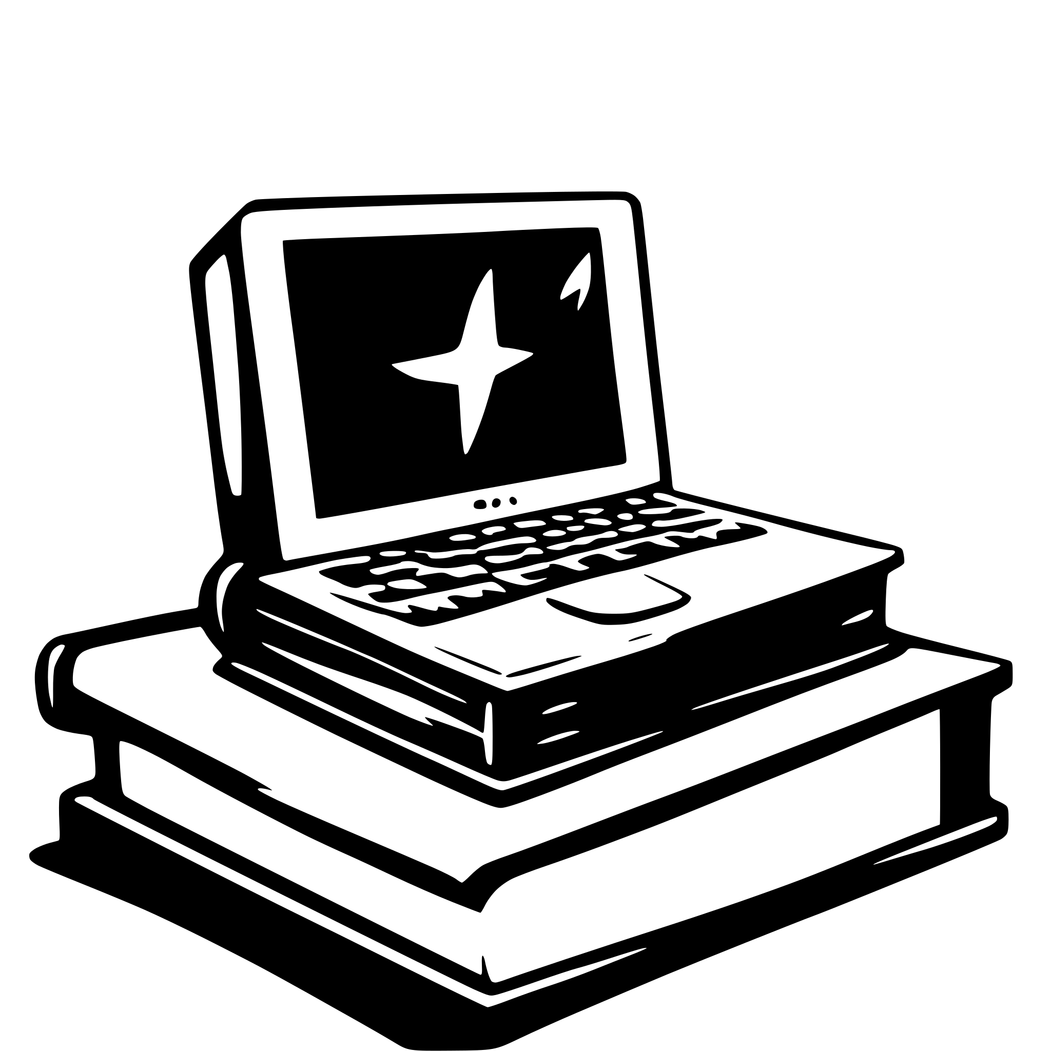AI-generated SVG of a PC on the book