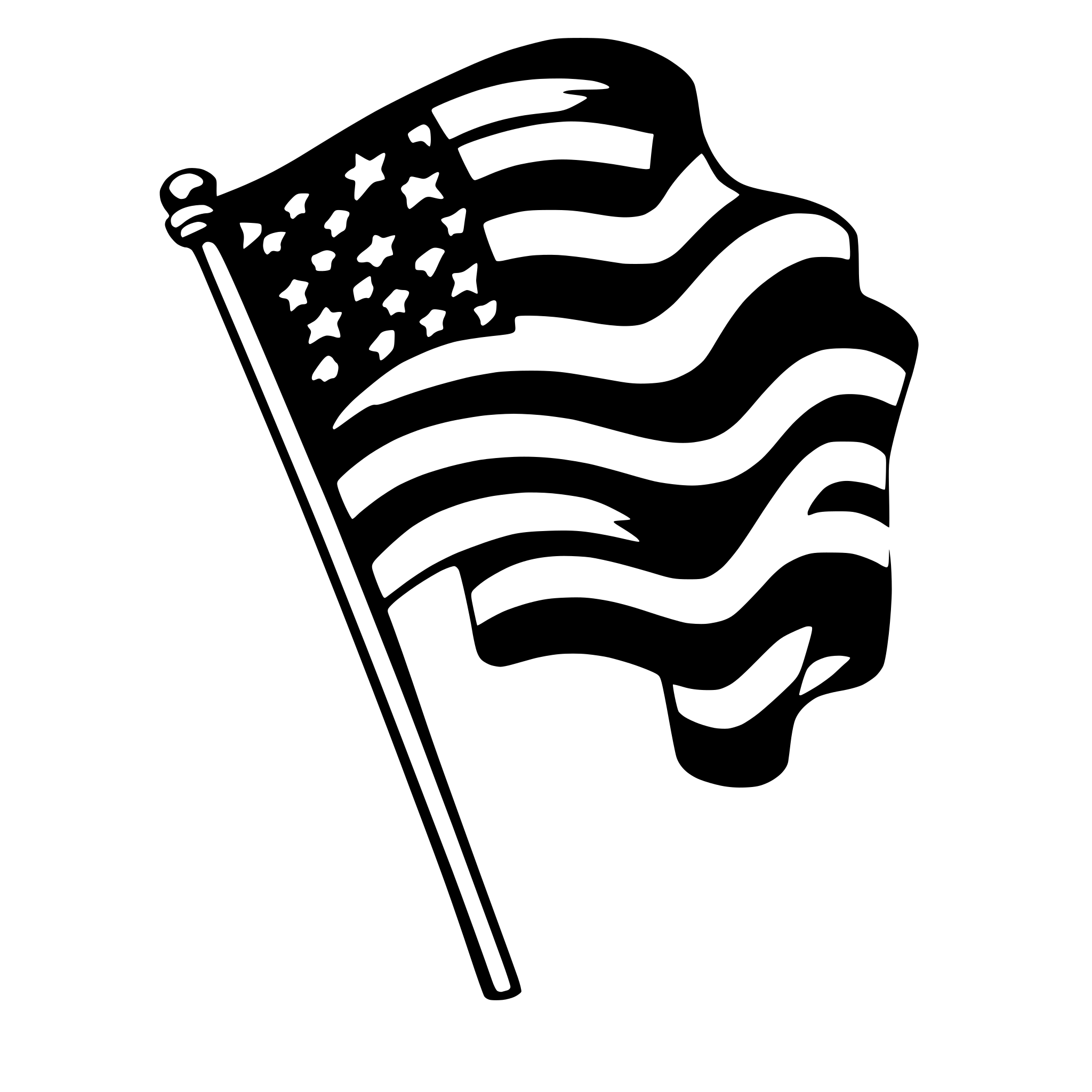 AI-generated SVG of 'flag'