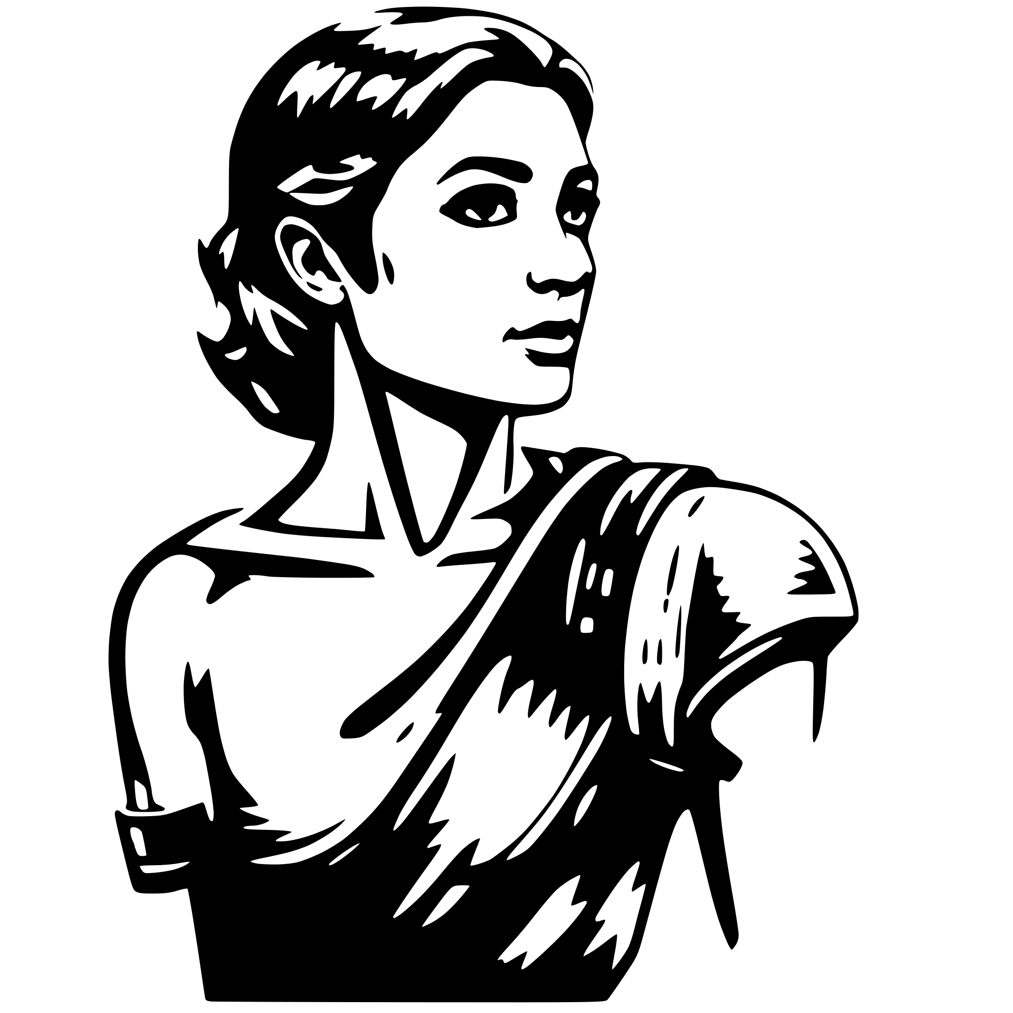 AI-generated SVG of a post op shoulder surgery image