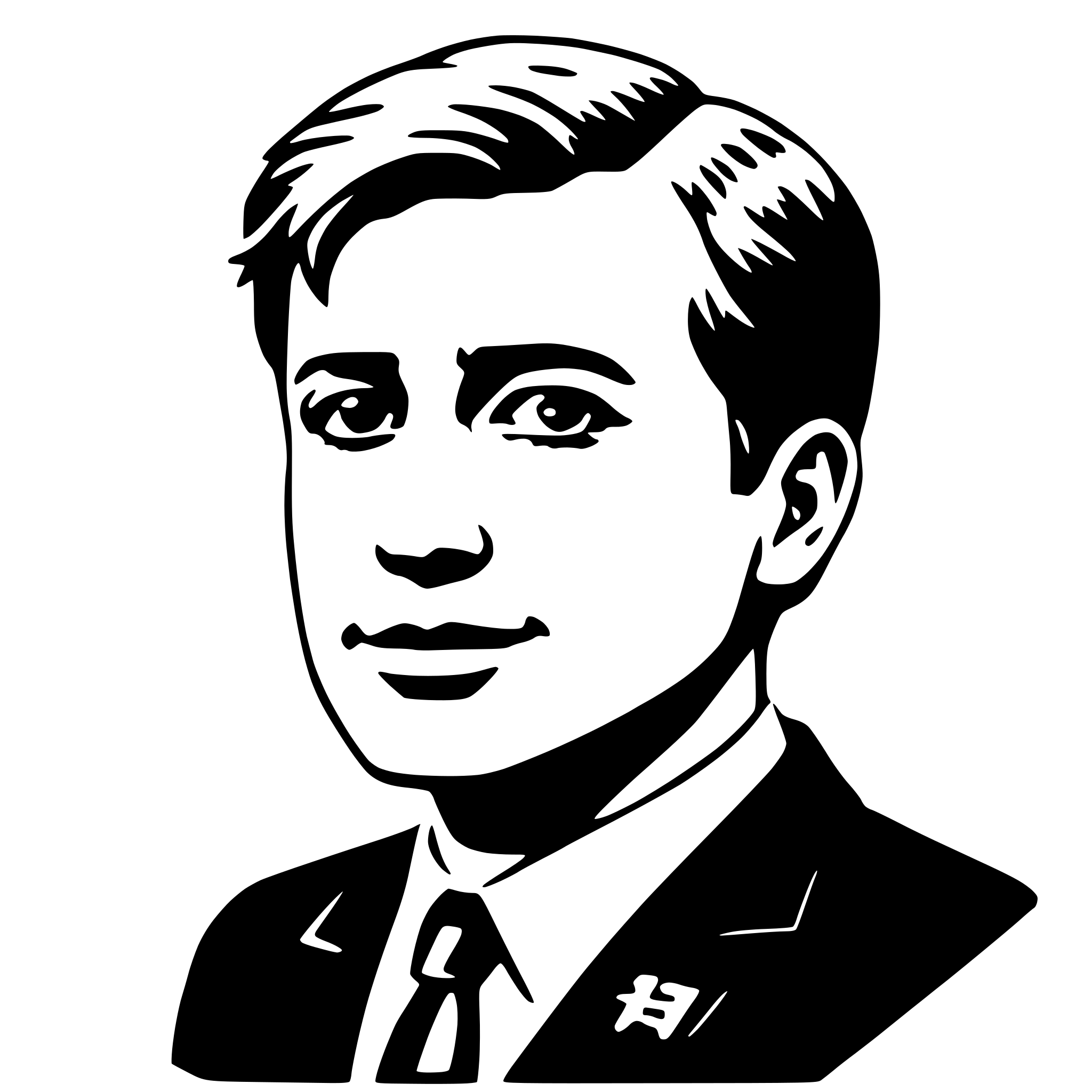 AI-generated SVG of a kennedy