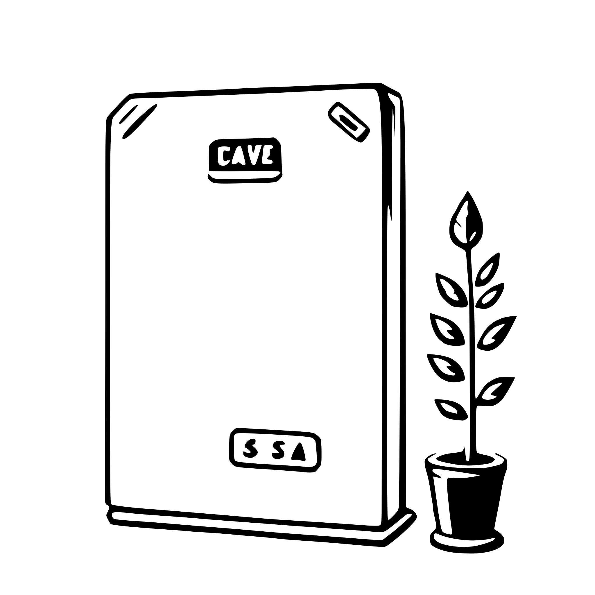 AI-generated SVG of a catalog