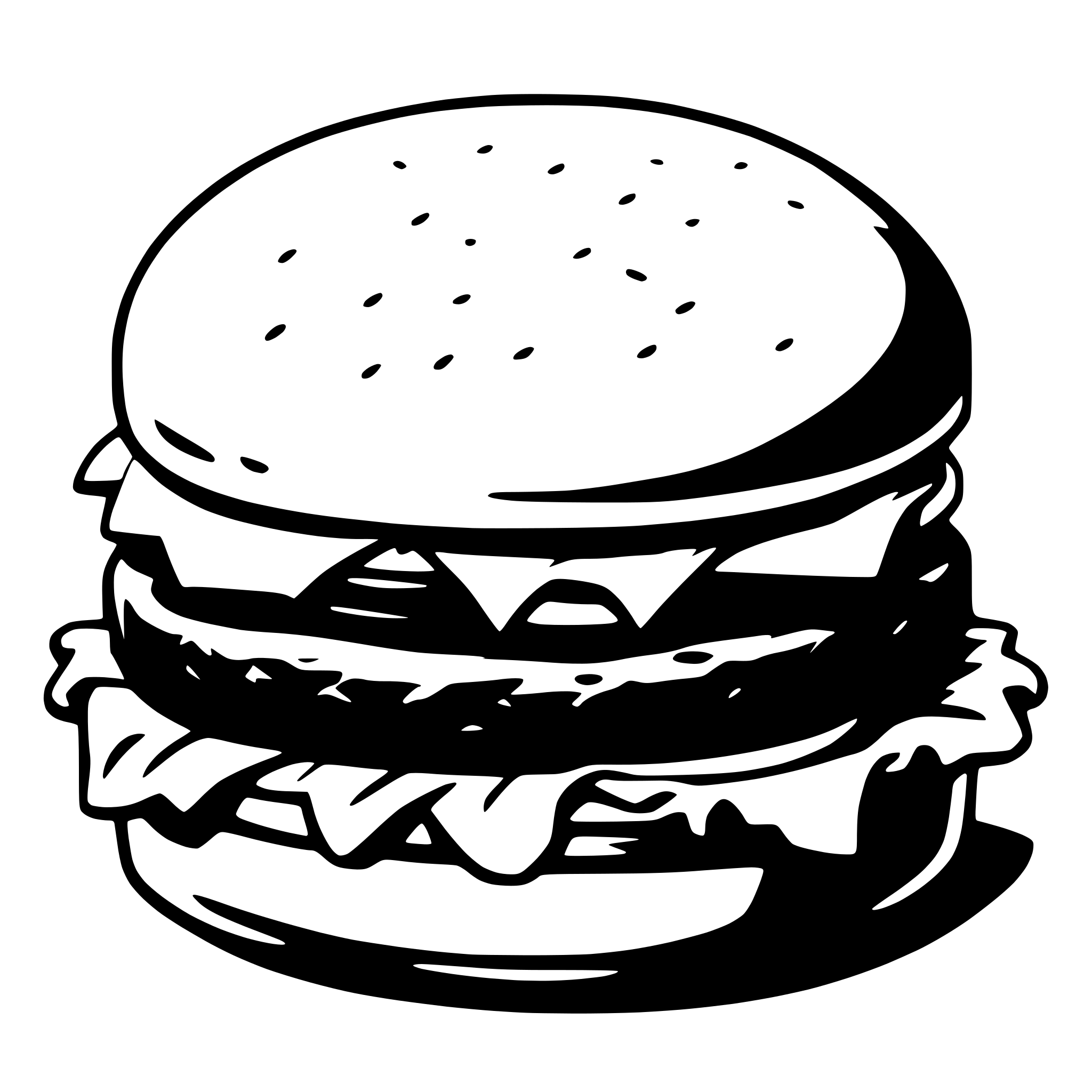 AI-generated SVG of a burger