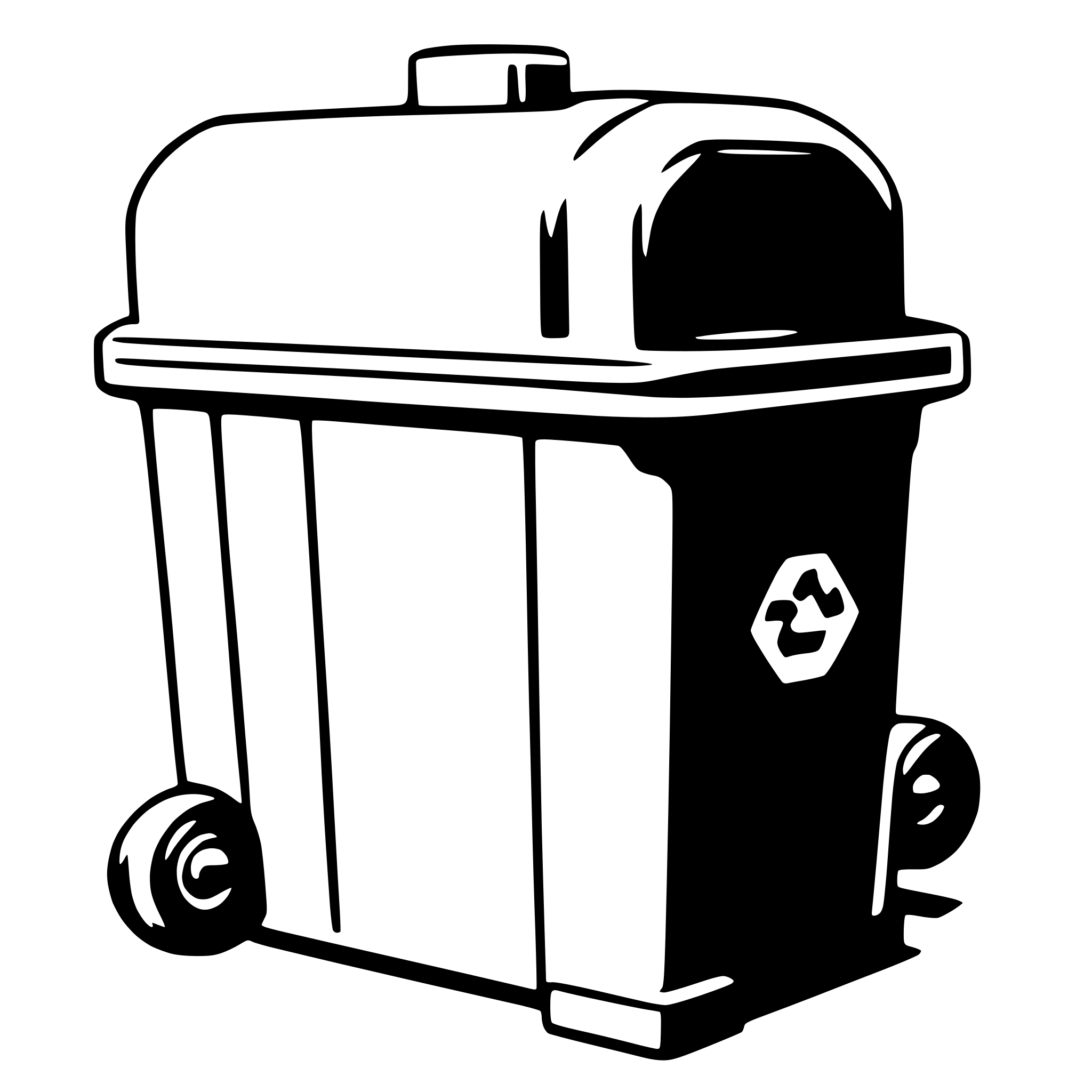 AI-generated SVG of 'waste container'
