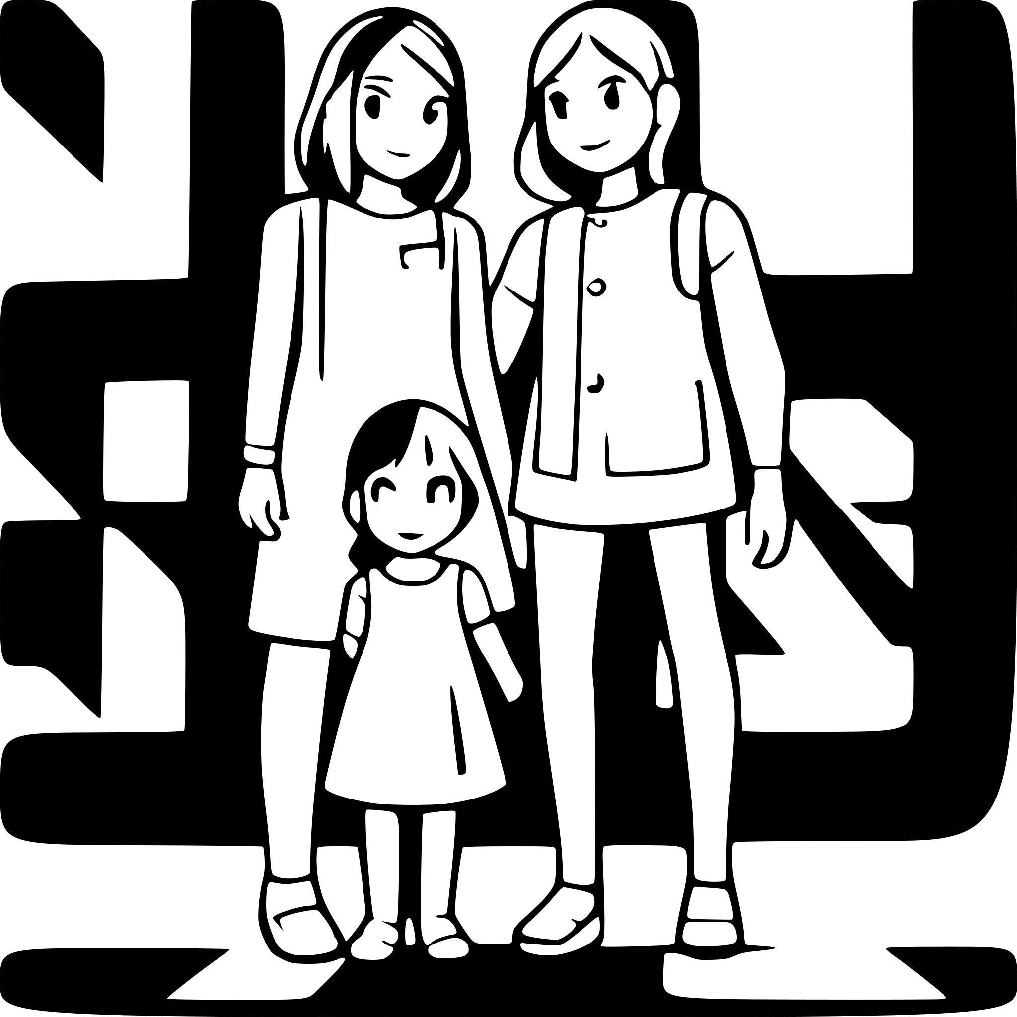 AI-generated SVG of a (stick_figure), two parents, one child, standing