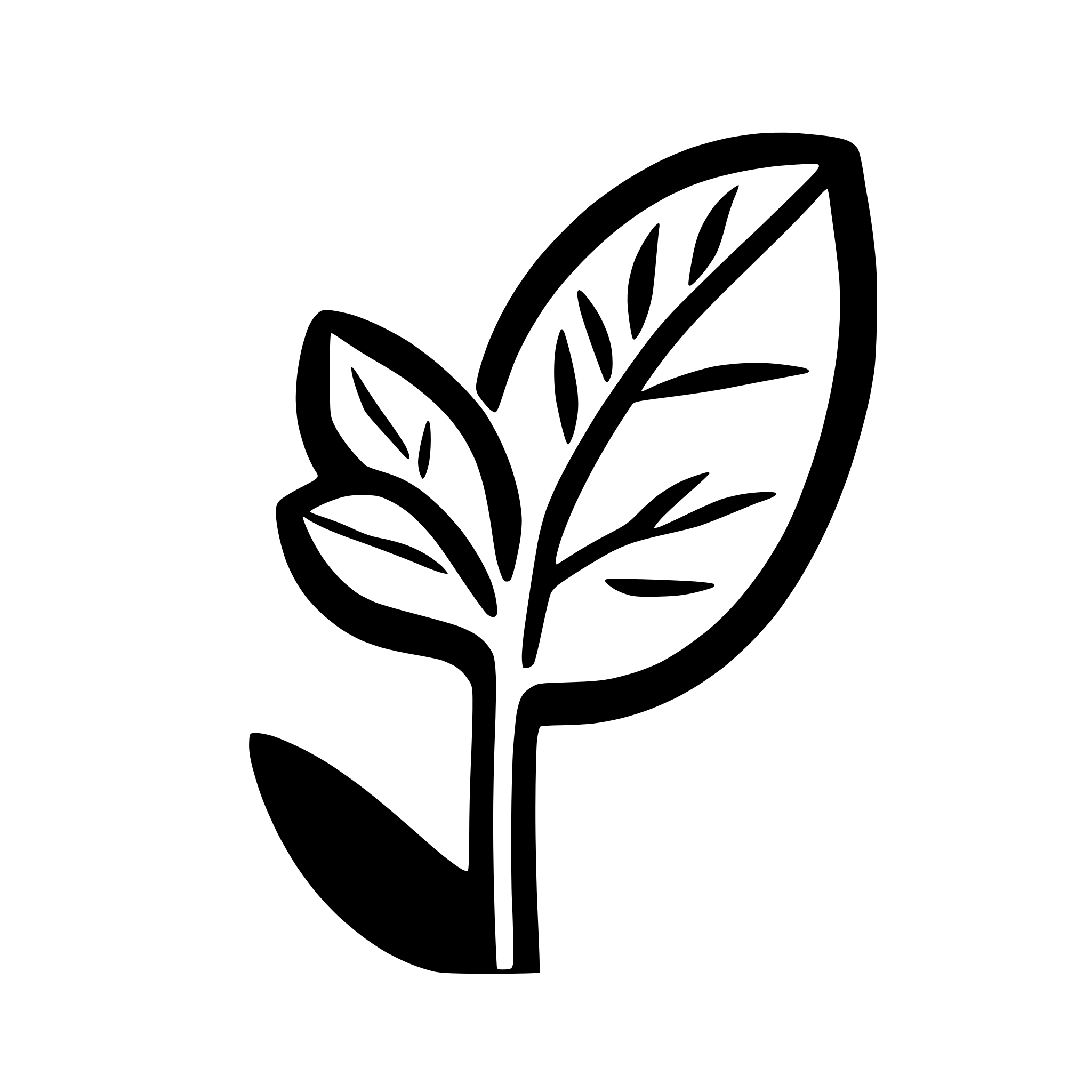 AI-generated SVG of 'a sophora leaf sprout'