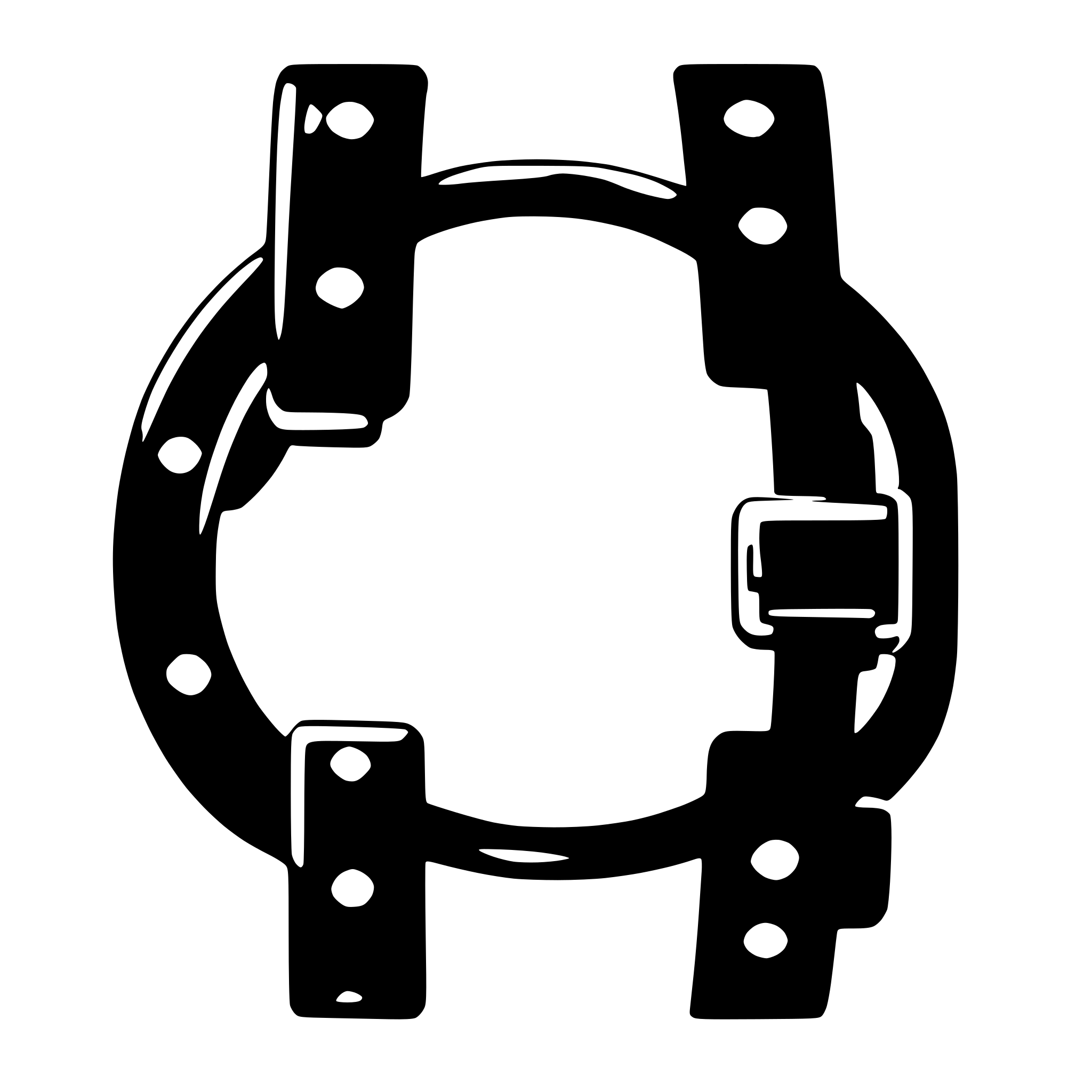 AI-generated SVG of a single belt