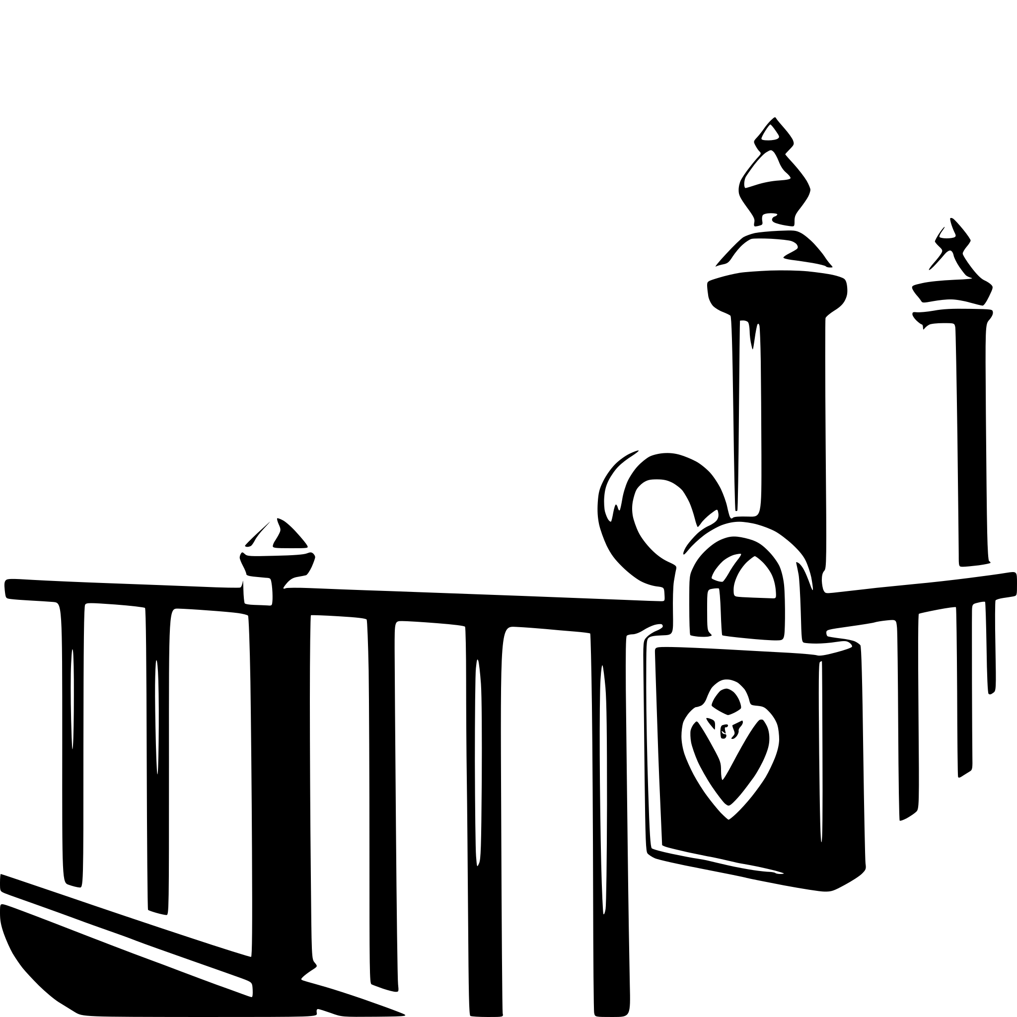 AI-generated SVG of a love lock on bridge