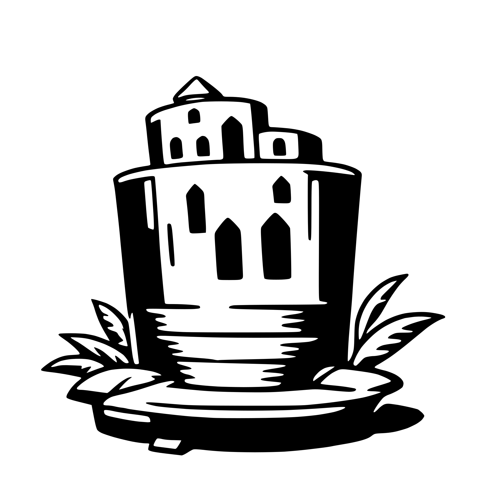 AI-generated SVG of a itzamna