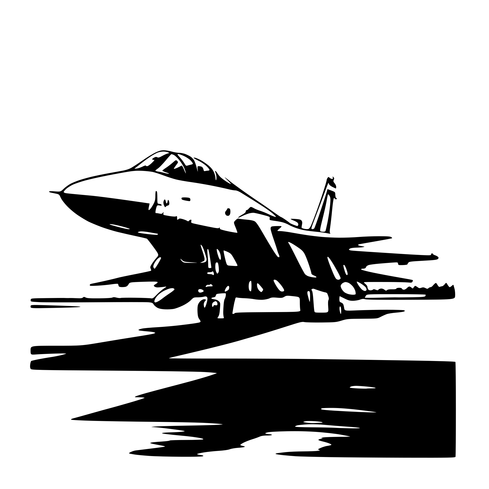 AI-generated SVG of a F-14 Tomcat