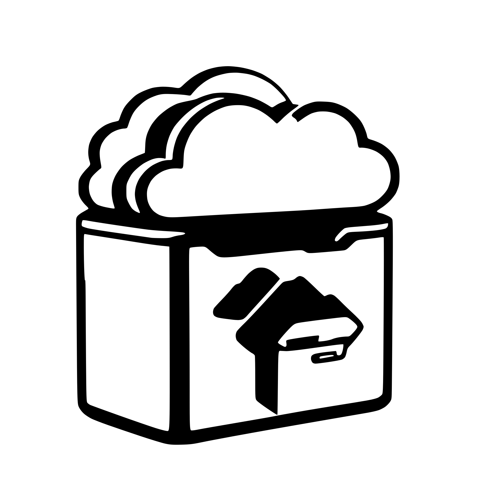 AI-generated SVG of a cloud storage svg