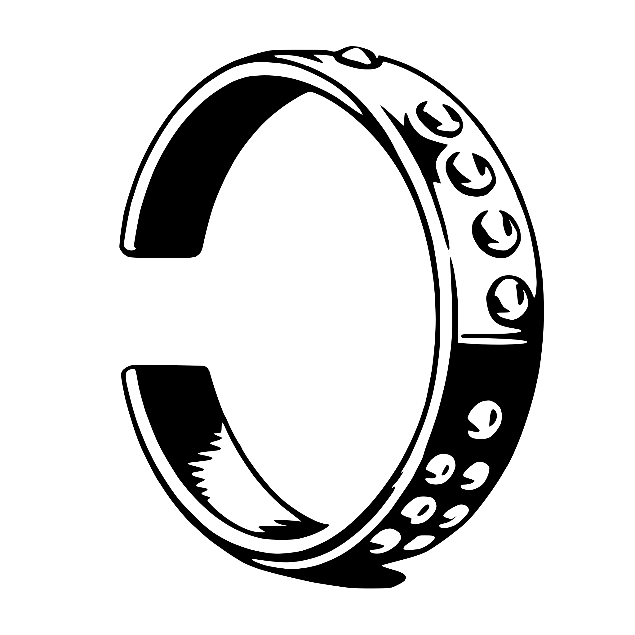 AI-generated SVG of 'bracelet'