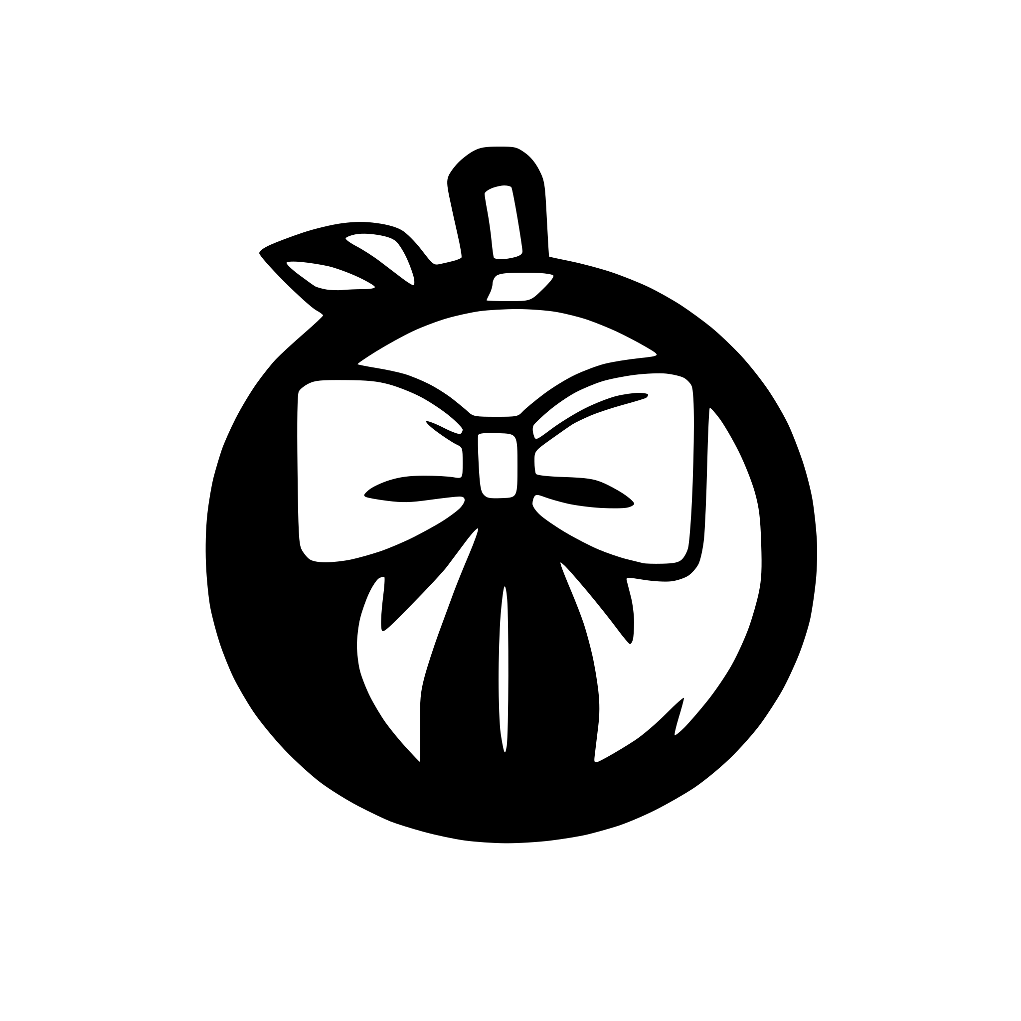 AI-generated SVG of a pumpkin with bow tie