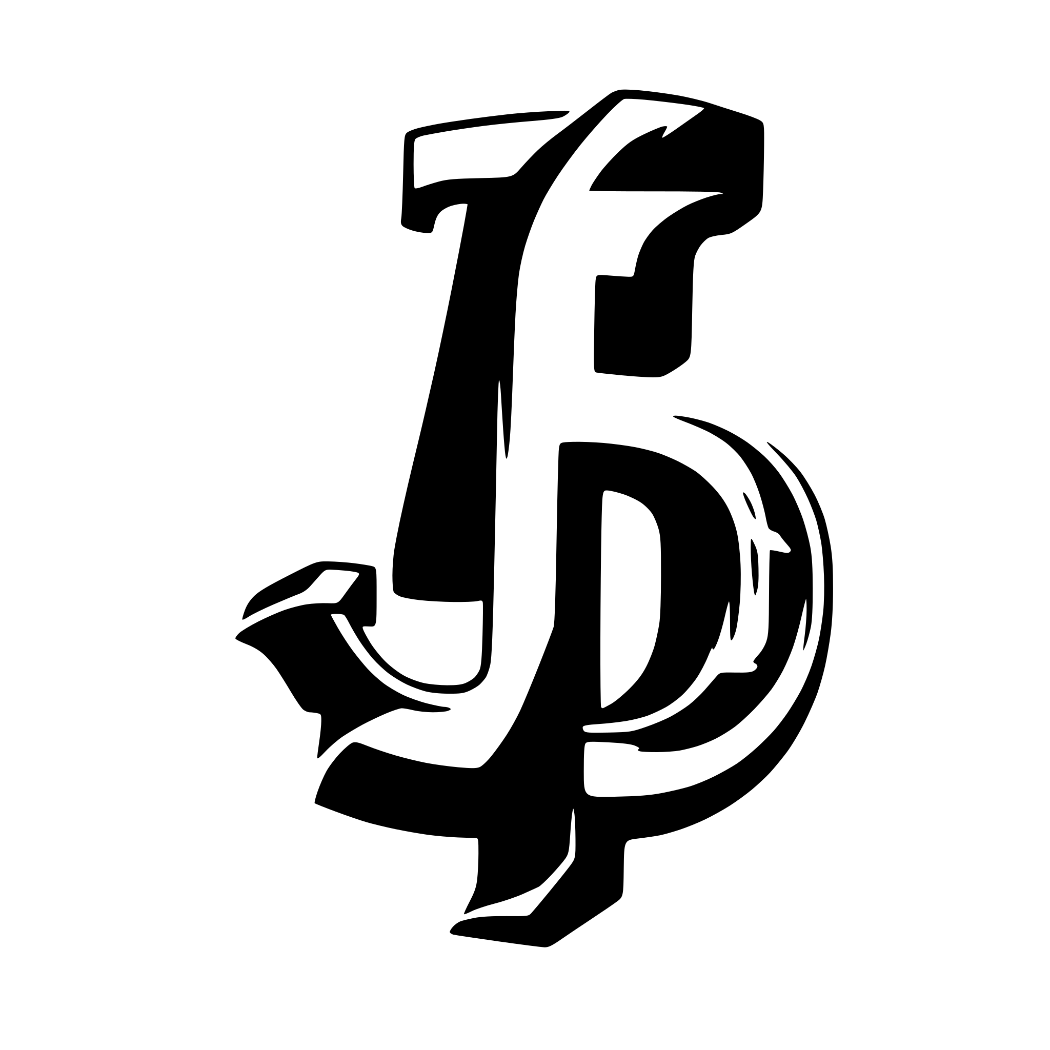 AI-generated SVG of 'Uppercase J'