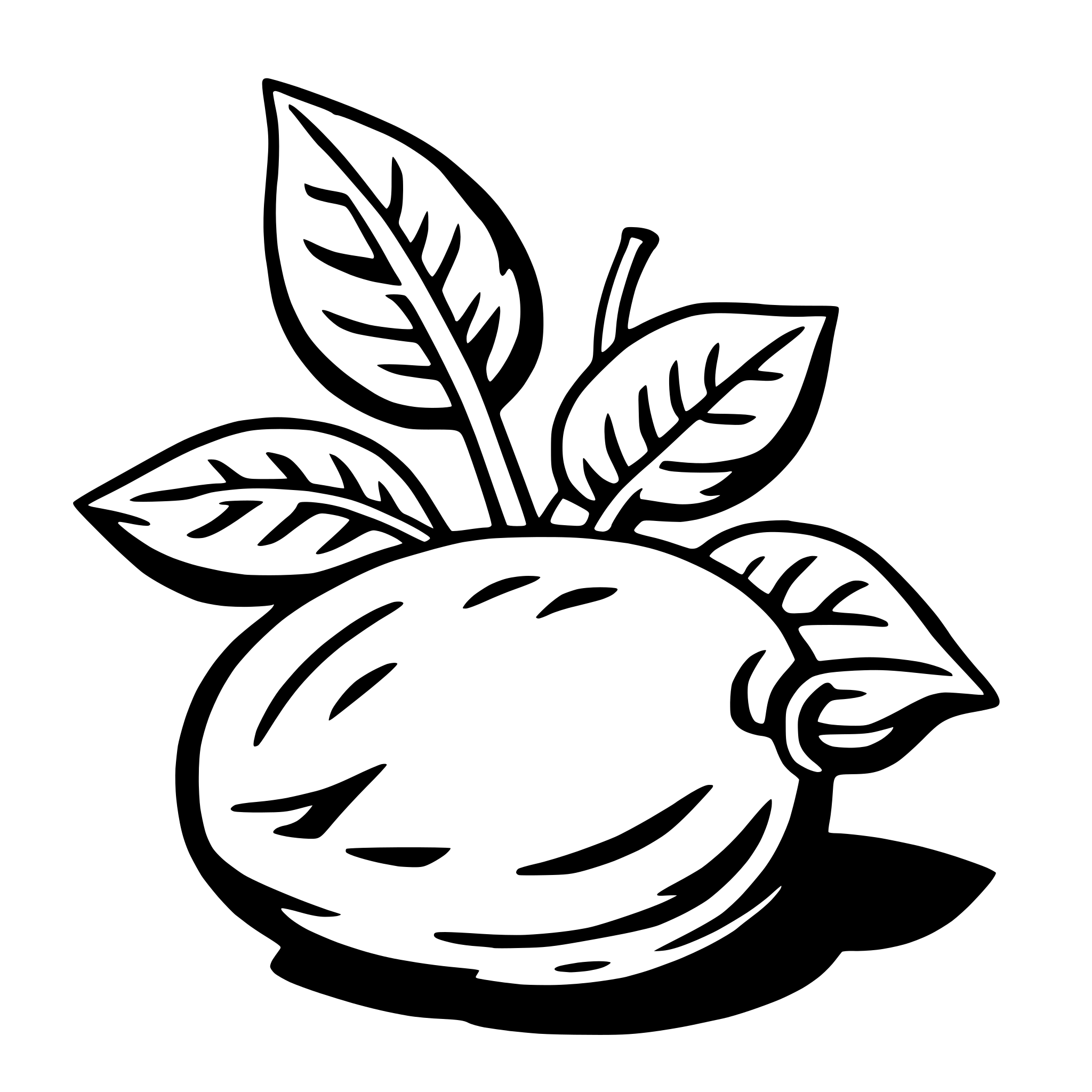 AI-generated SVG of a beet